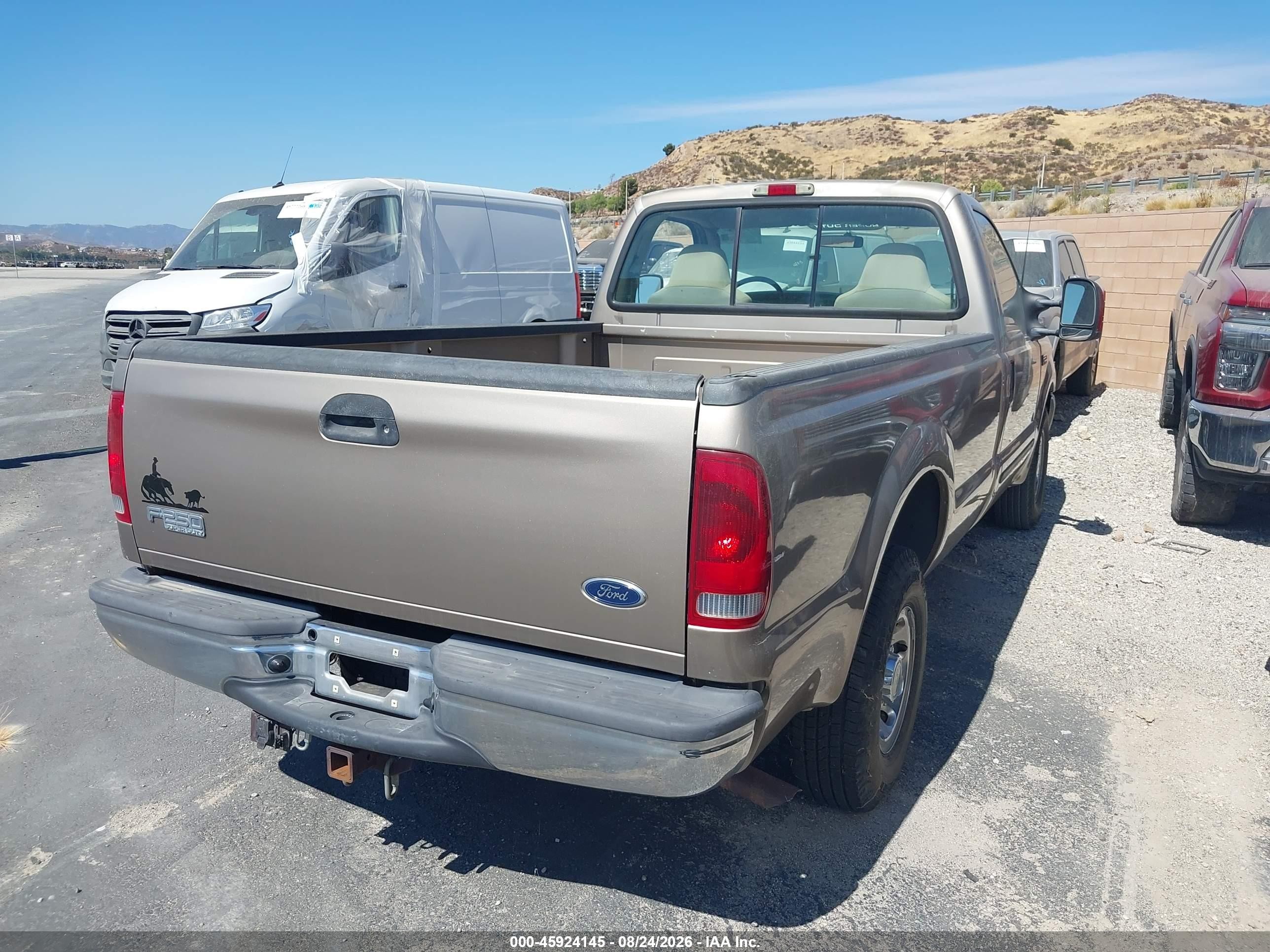 2003 Ford F-250 Xl/xlt Tan vin: 3FTNF20S53MB27300
