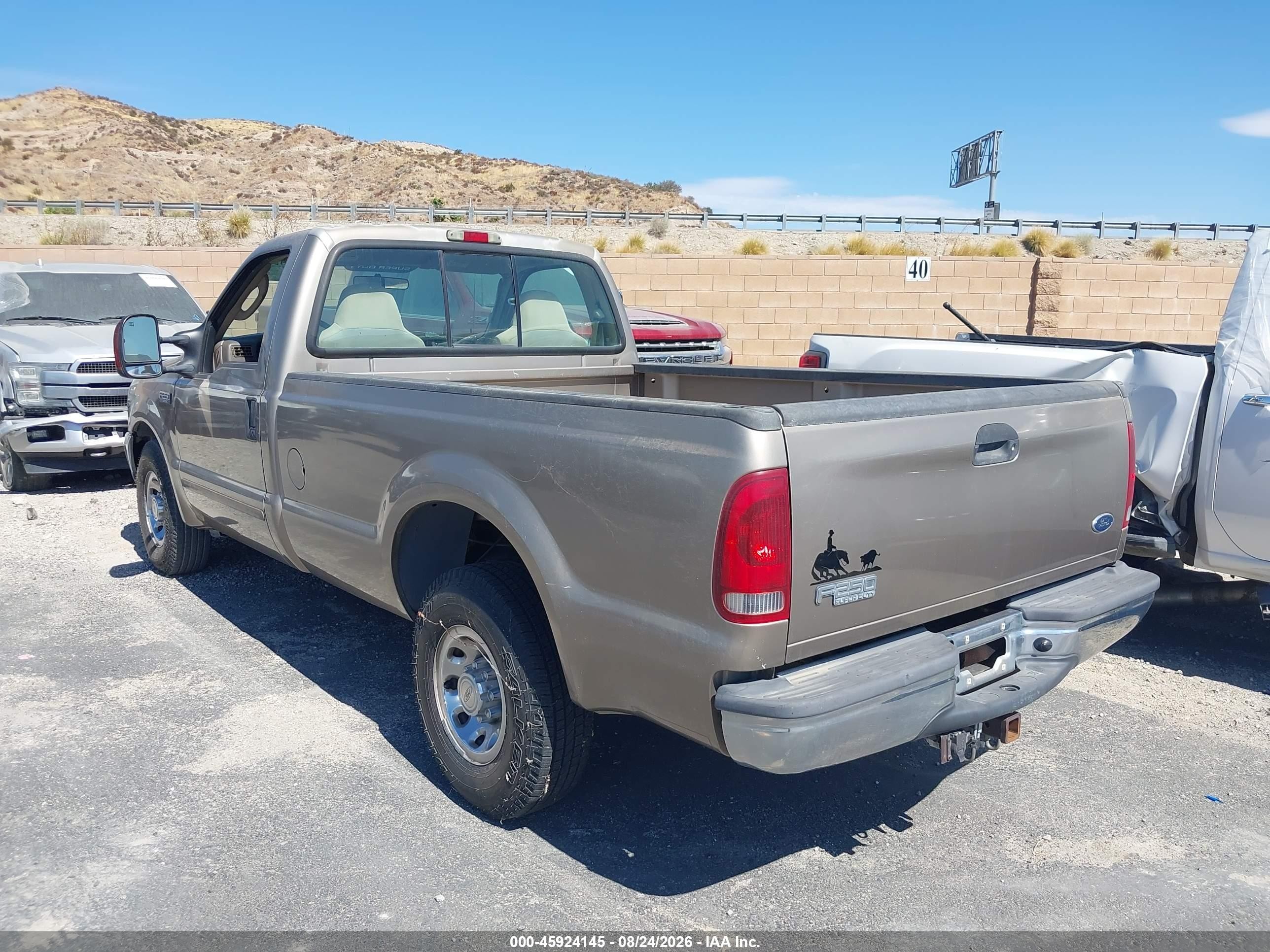 2003 Ford F-250 Xl/xlt Tan vin: 3FTNF20S53MB27300