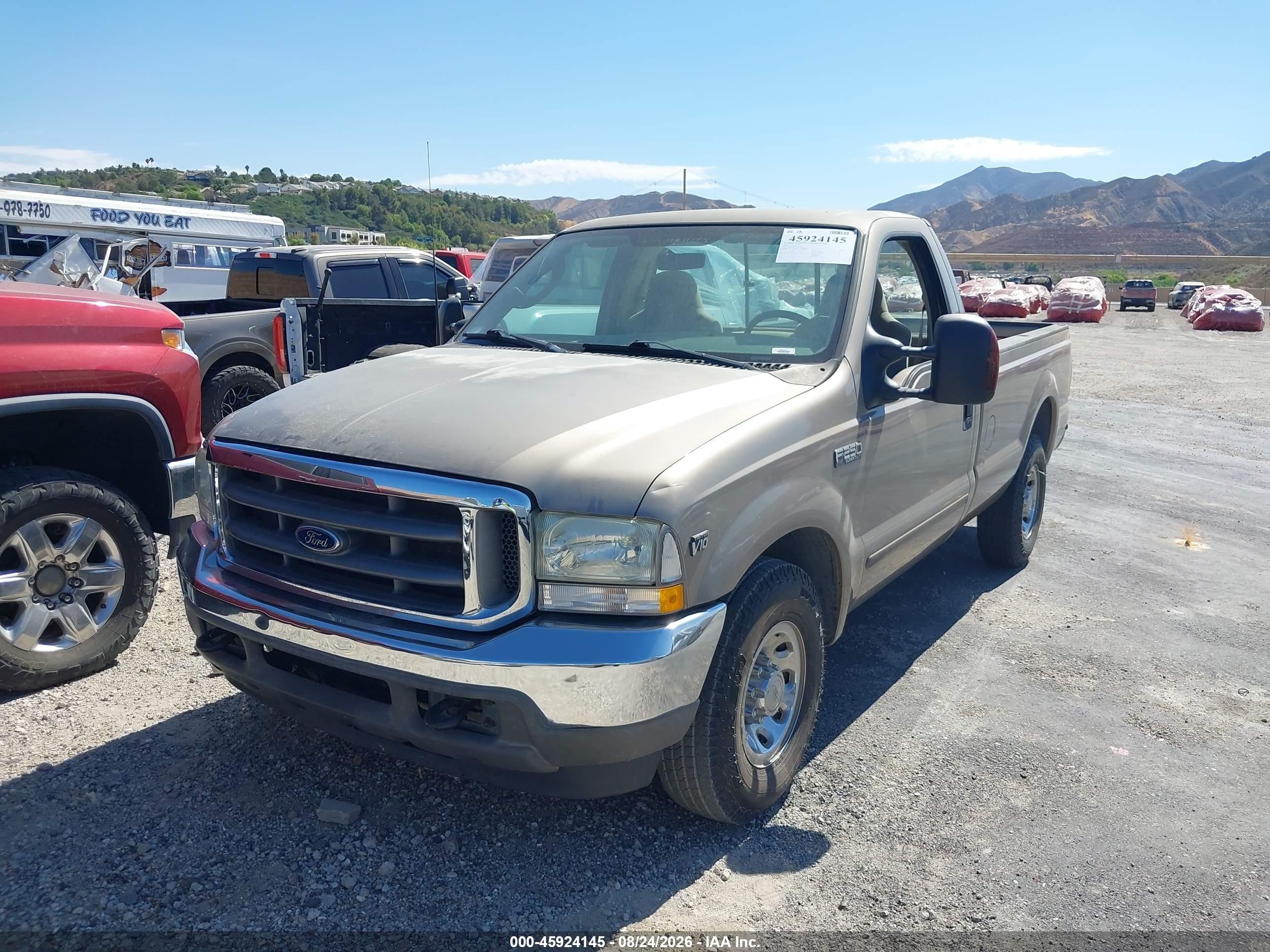 2003 Ford F-250 Xl/xlt Tan vin: 3FTNF20S53MB27300