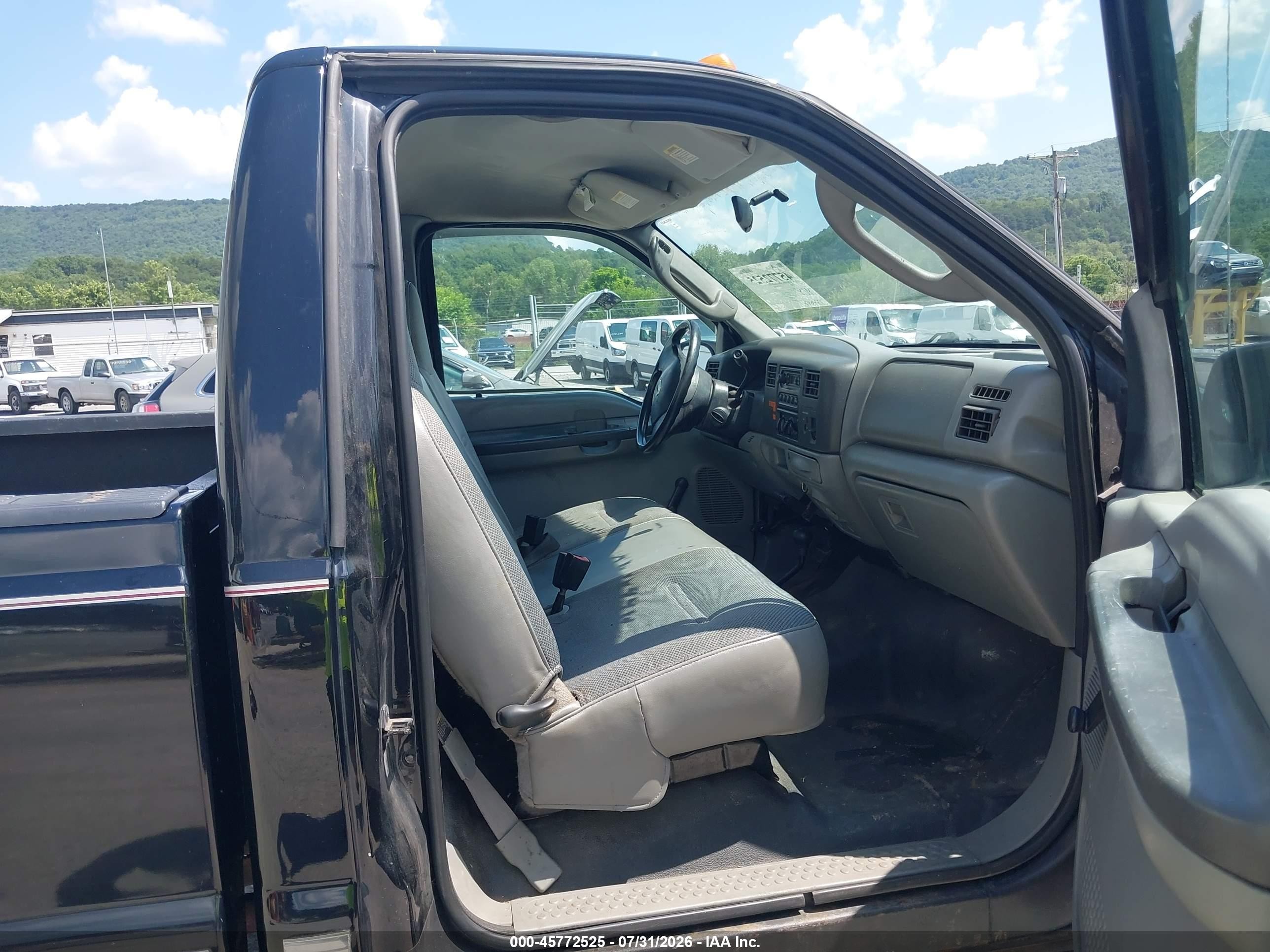 2004 Ford F250 Super Duty Black vin: 3FTNF21L24MA09164