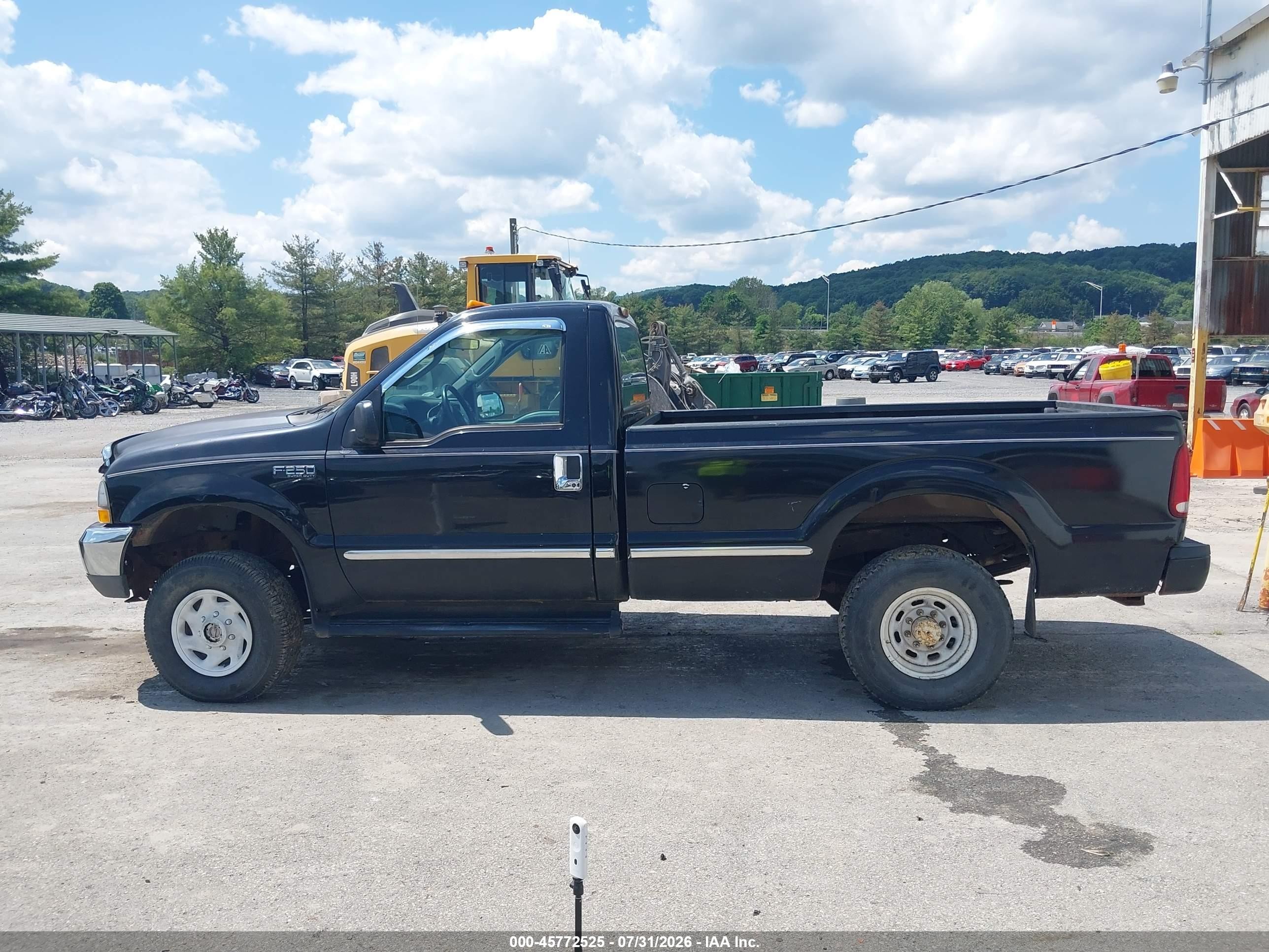2004 Ford F250 Super Duty Black vin: 3FTNF21L24MA09164