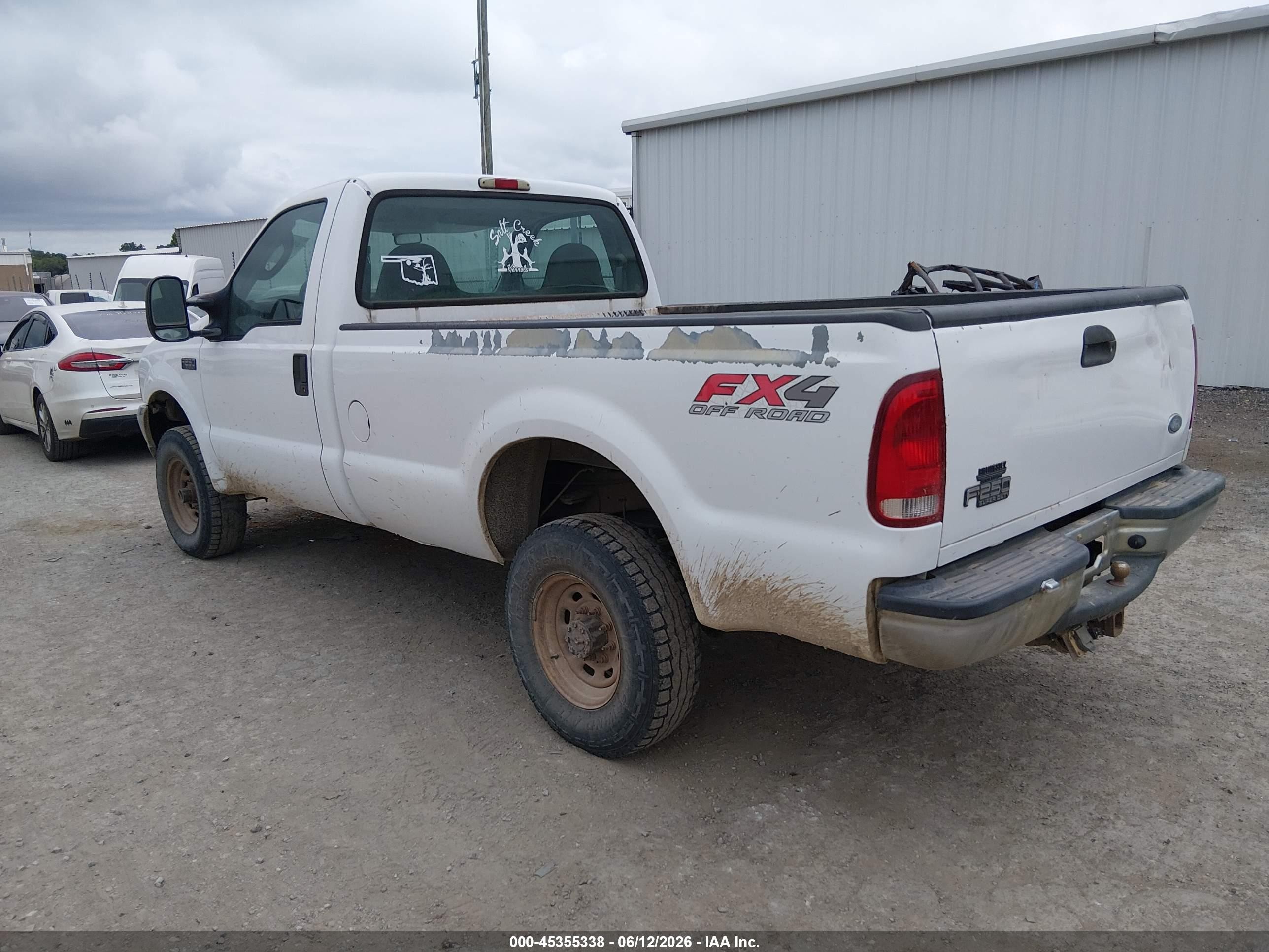 2003 Ford F-250 Xl/xlt White vin: 3FTNF21L53MB41589