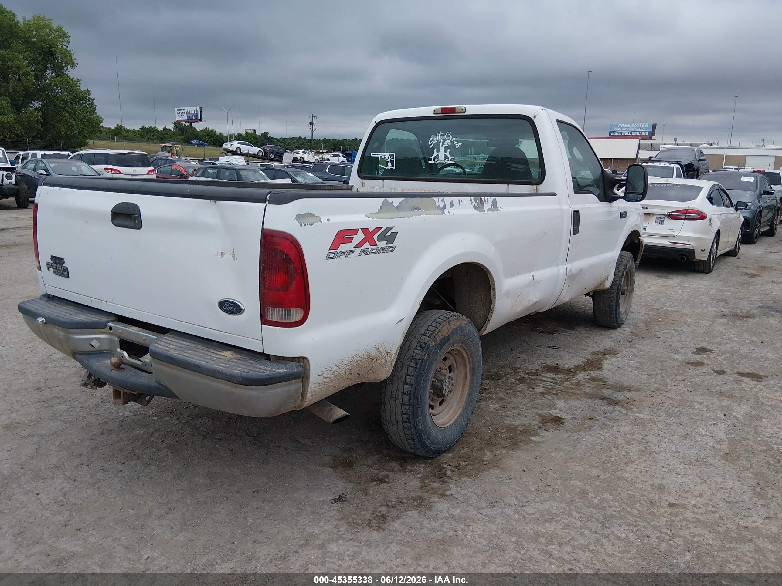 2003 Ford F-250 Xl/xlt White vin: 3FTNF21L53MB41589