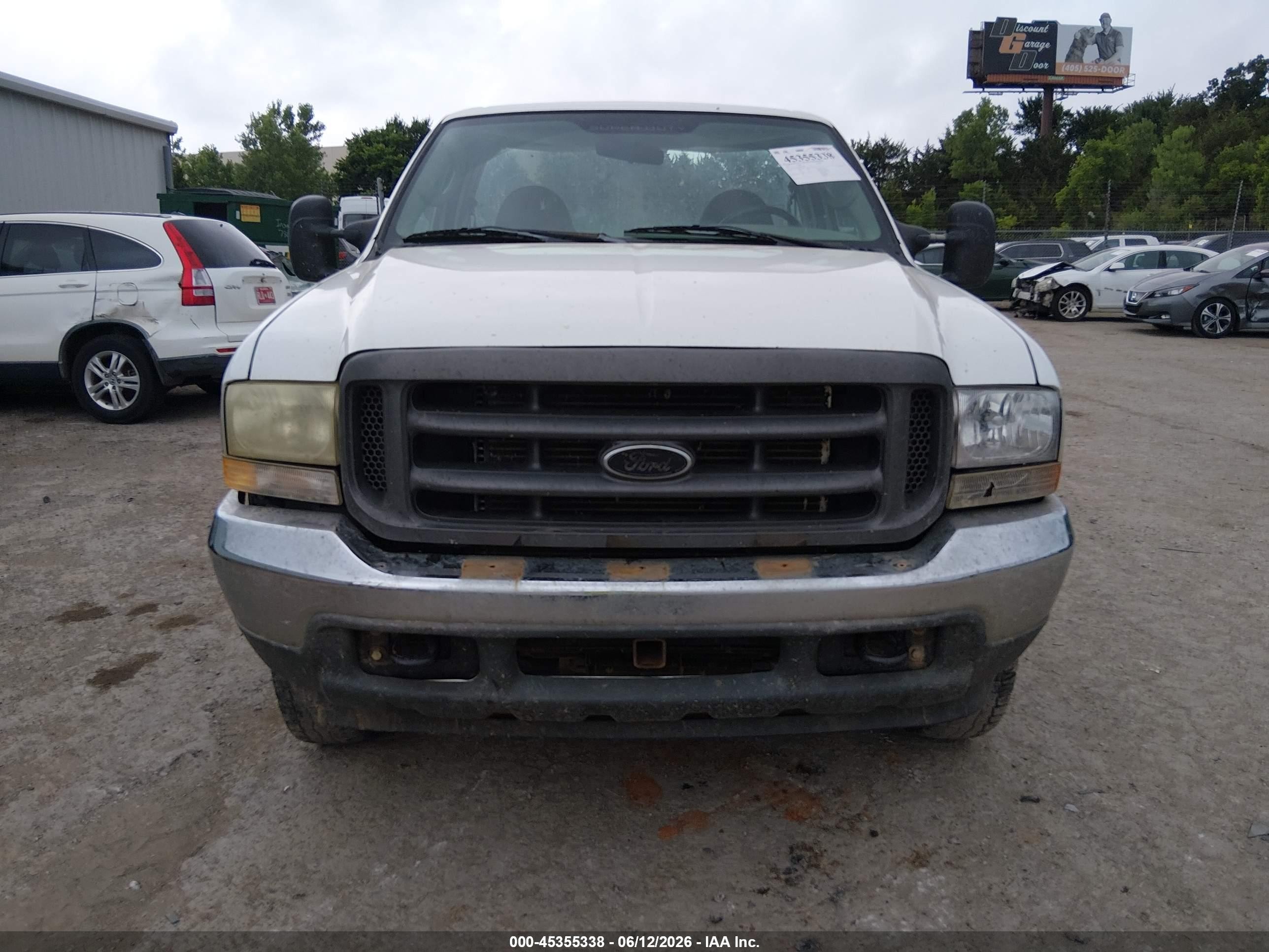 2003 Ford F-250 Xl/xlt White vin: 3FTNF21L53MB41589