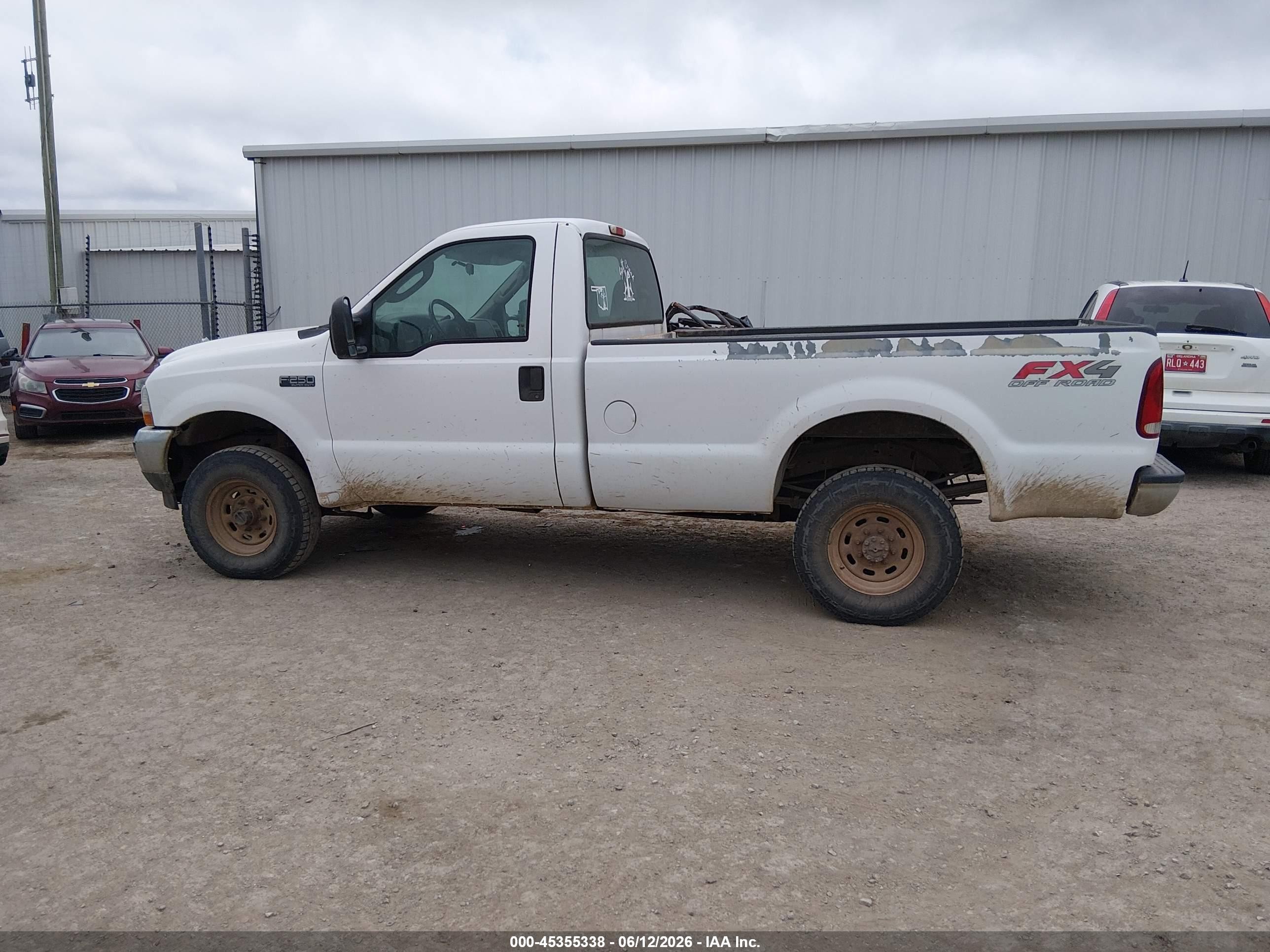 2003 Ford F-250 Xl/xlt White vin: 3FTNF21L53MB41589