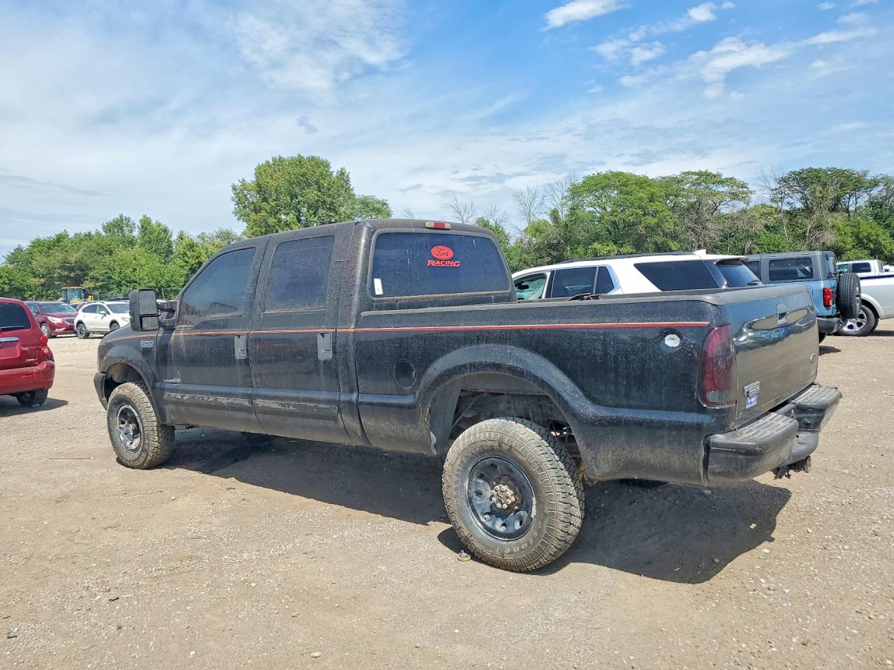 2002 Ford F250 Super Duty Black vin: 3FTNW20F22MA04328