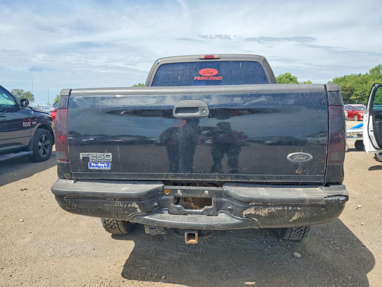 2002 Ford F250 Super Duty Black vin: 3FTNW20F22MA04328