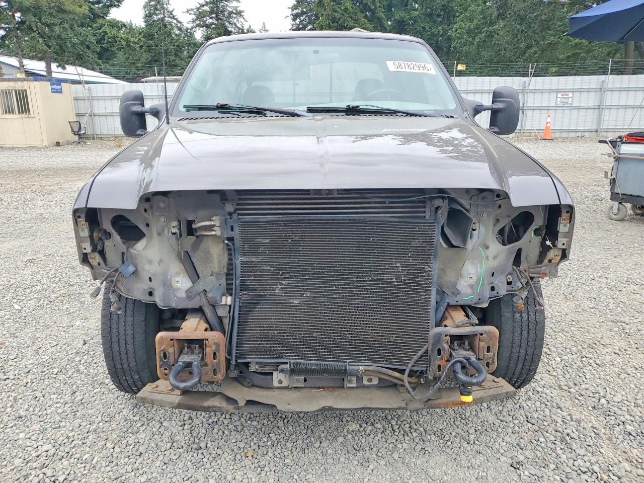 2002 Ford F250 Super Duty Серый vin: 3FTNW20F42MA08574