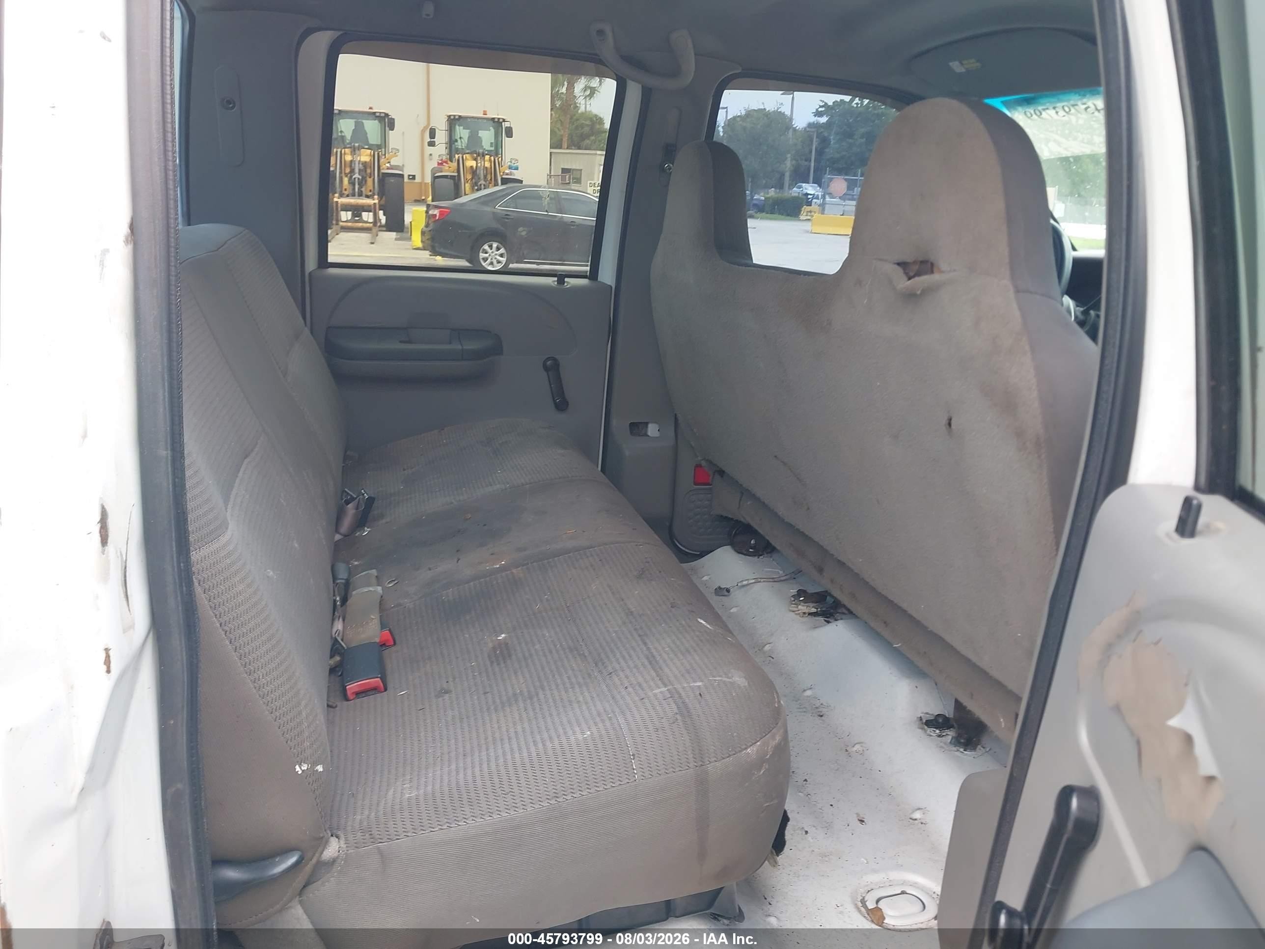 2001 Ford F-250 Lariat/xl/xlt White vin: 3FTNW20F91MA38653