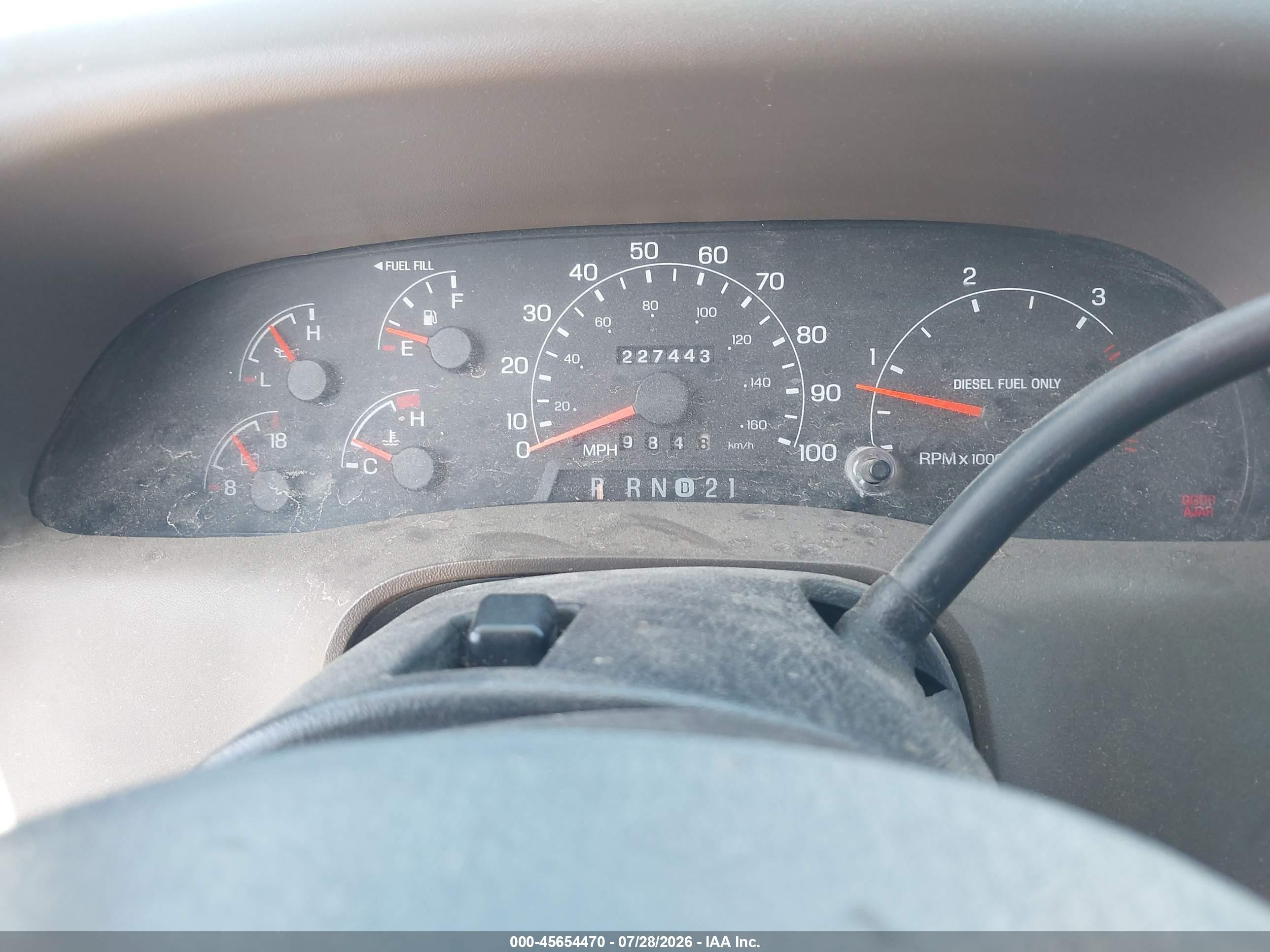 2000 Ford F-250 Lariat/xl/xlt White vin: 3FTNW20FXYMA35402