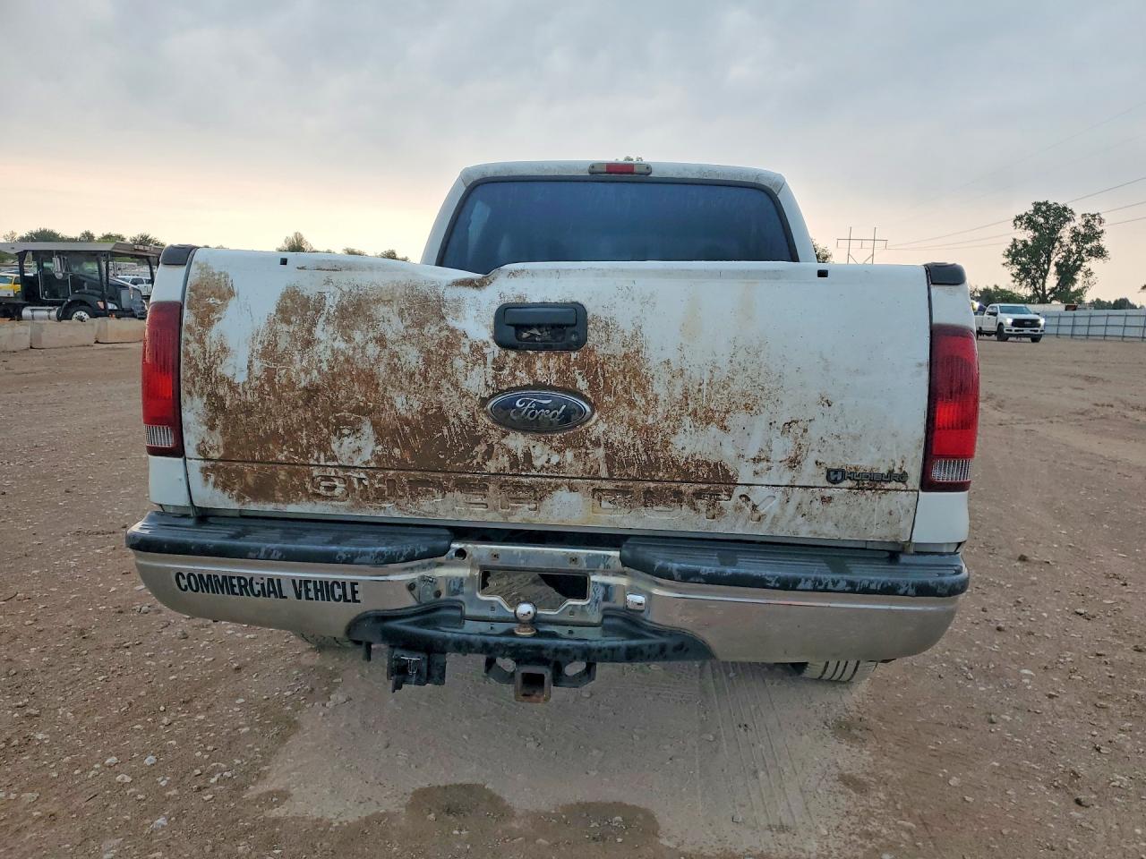 2000 Ford F250 Super Duty White vin: 3FTNW20FXYMA69663