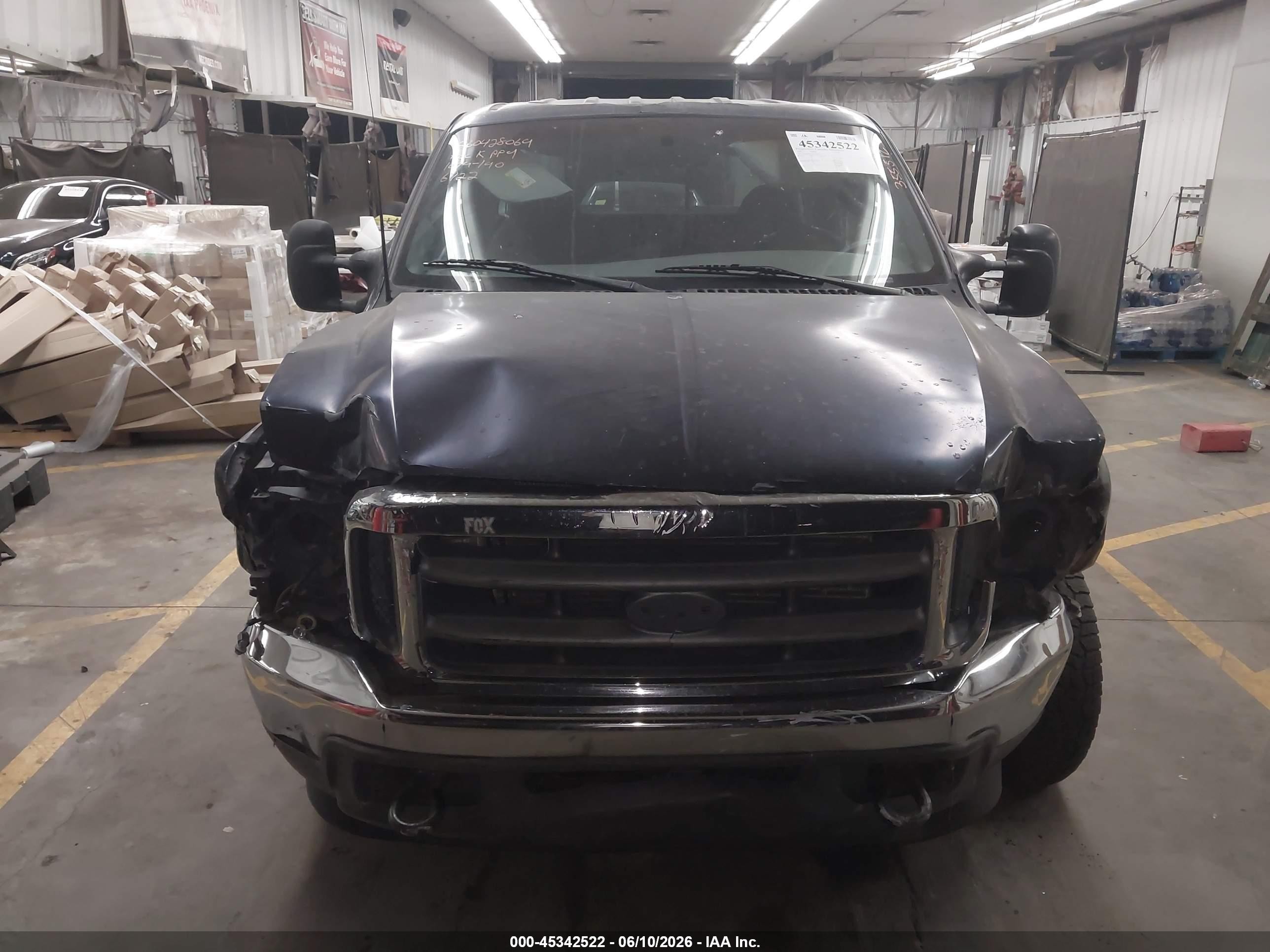 2000 Ford F-250 Lariat/xl/xlt Blue vin: 3FTNW20L4YMA56722
