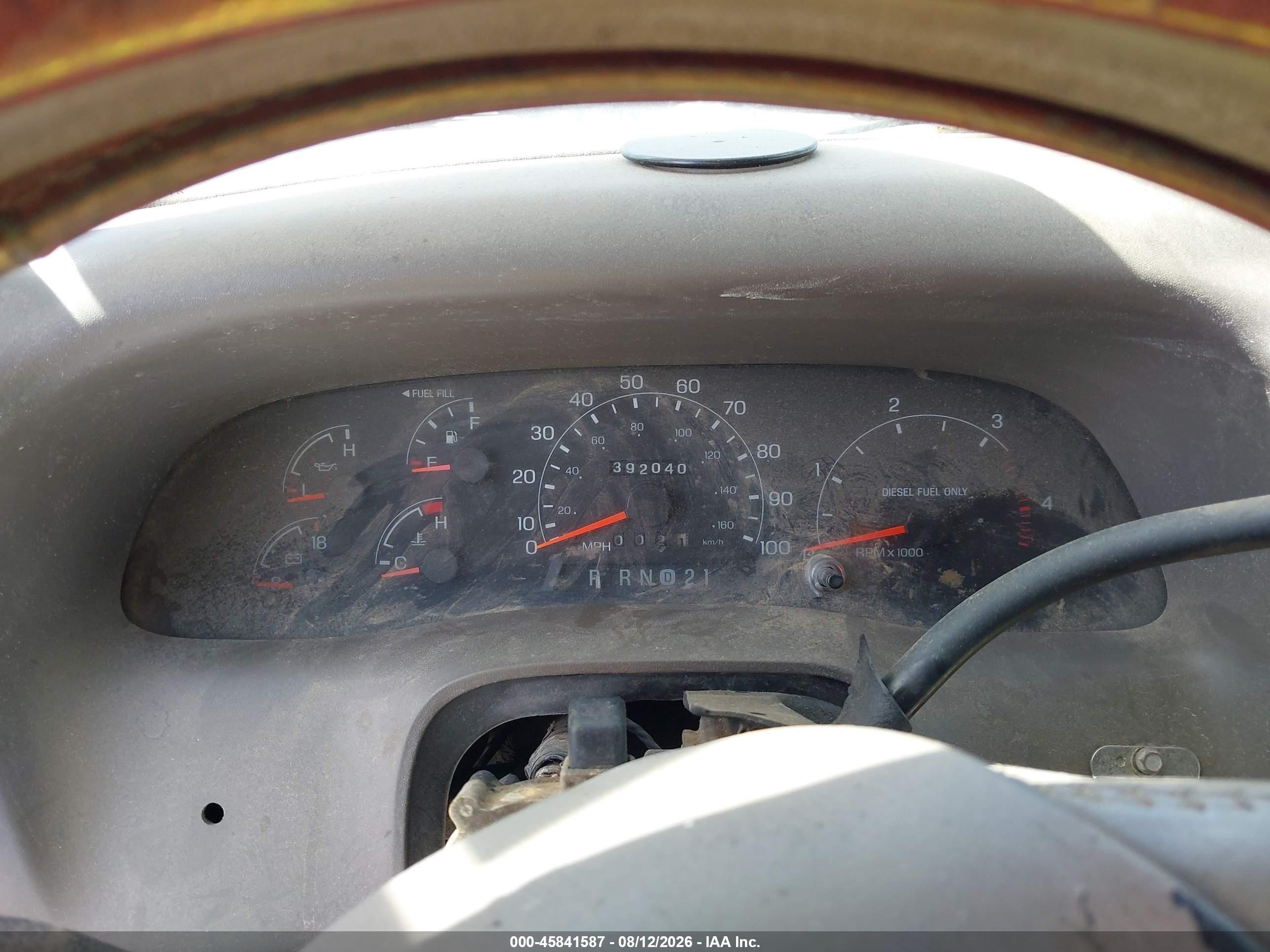 2000 Ford F-250 Lariat/xl/xlt Red vin: 3FTNW21F3YMA61693