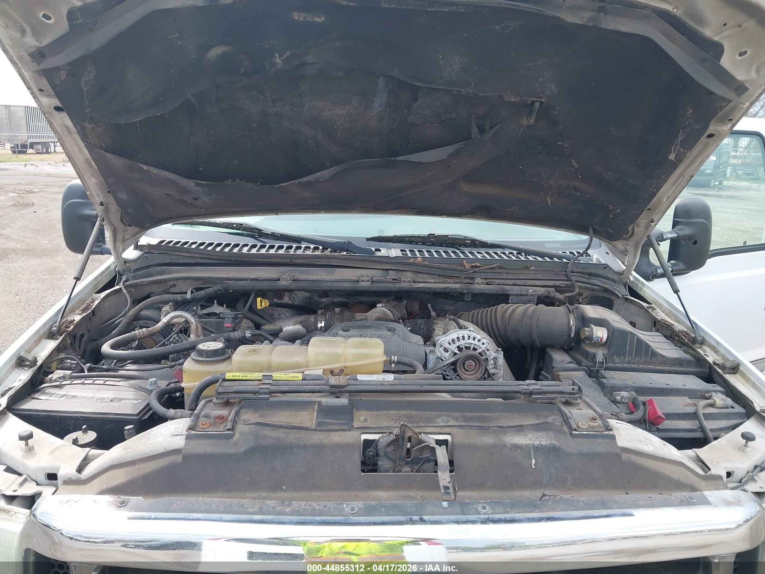 2001 Ford F-250 Lariat/xl/xlt White vin: 3FTNW21F71MA79281