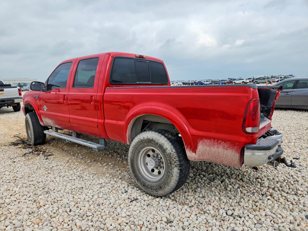 2001 Ford Super Duty F-250 Lar Red vin: 3FTNW21S91MA78761