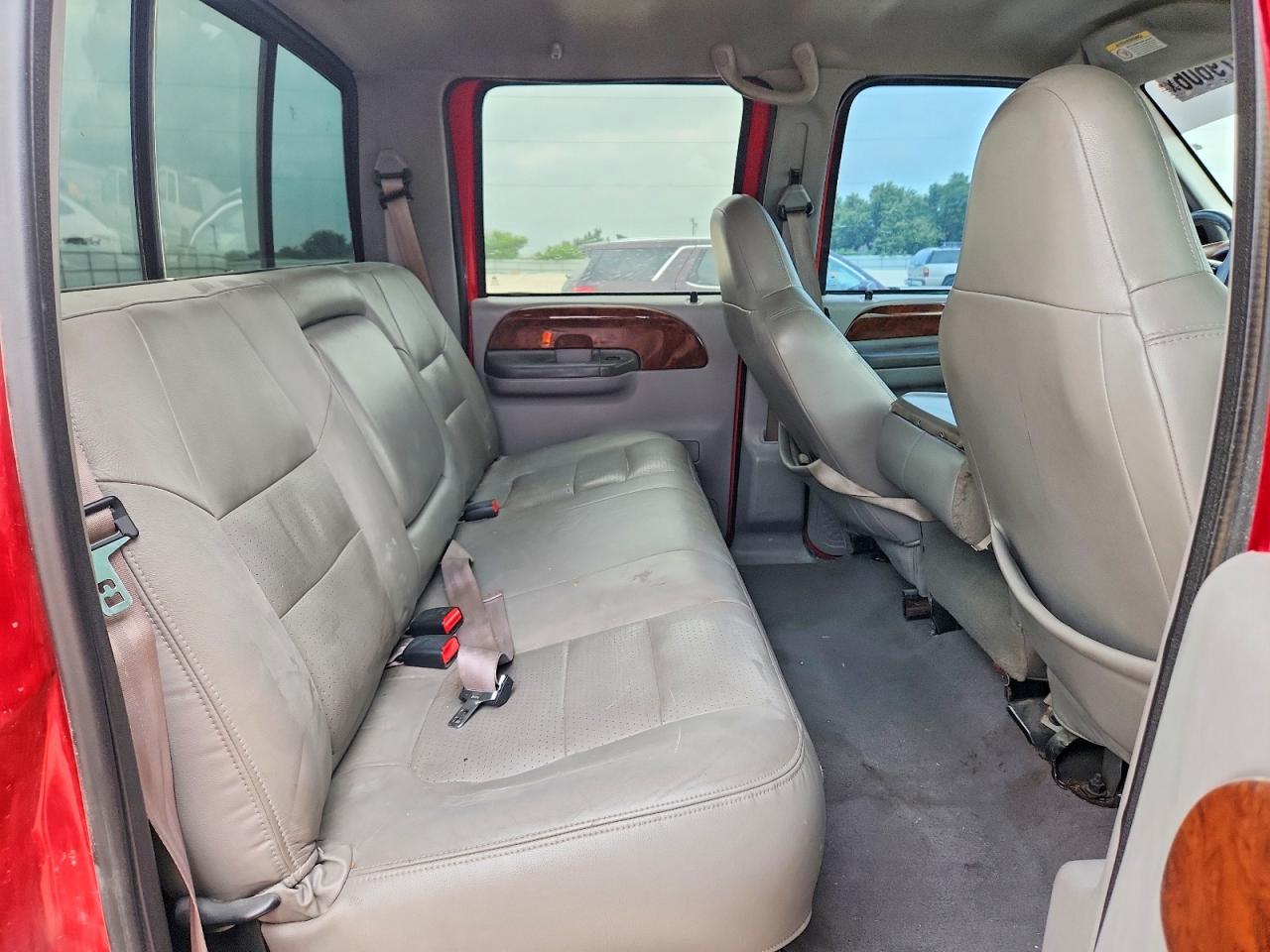 2001 Ford Super Duty F-250 Lar Red vin: 3FTNW21S91MA78761