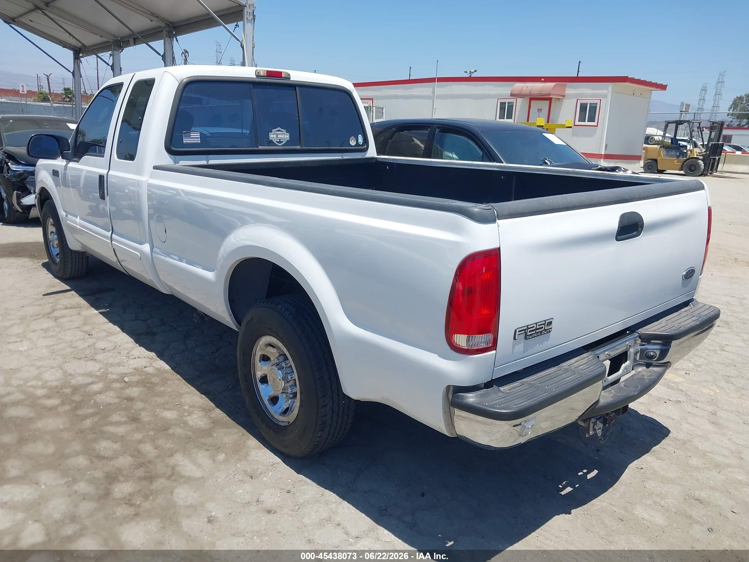 2003 Ford F-250 Lariat/xl/xlt White vin: 3FTNX20L33MB45722