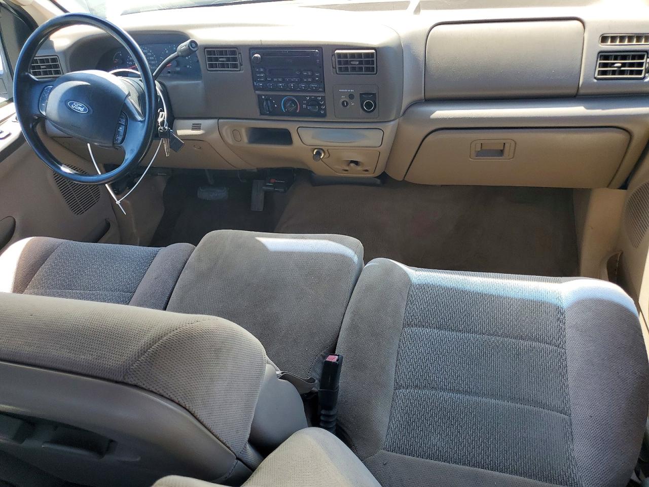 2003 Ford F250 Super Duty White vin: 3FTNX20L73MB24047