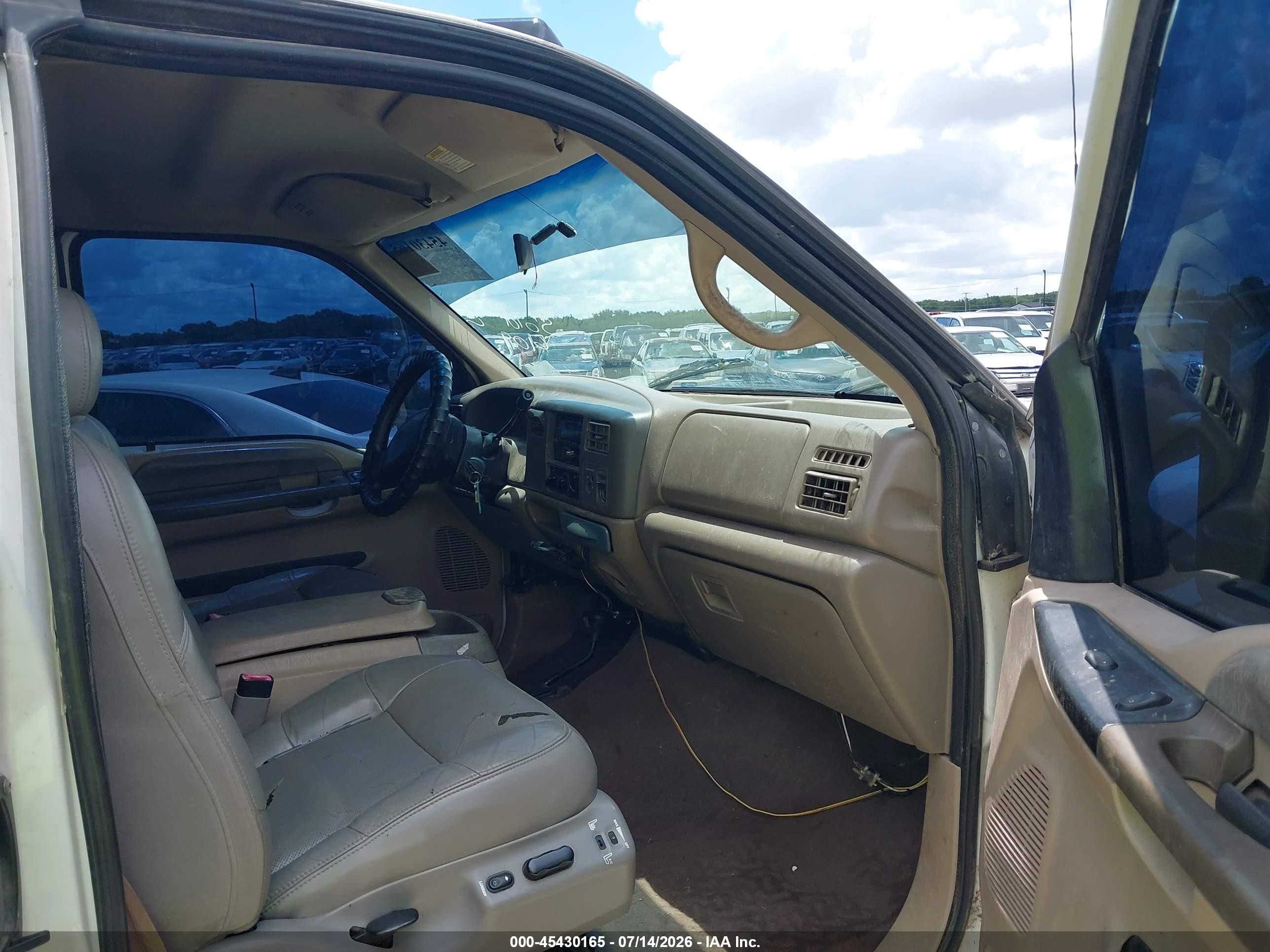 2000 Ford F-250 Lariat/xl/xlt Белый vin: 3FTNX21F9YMA51330