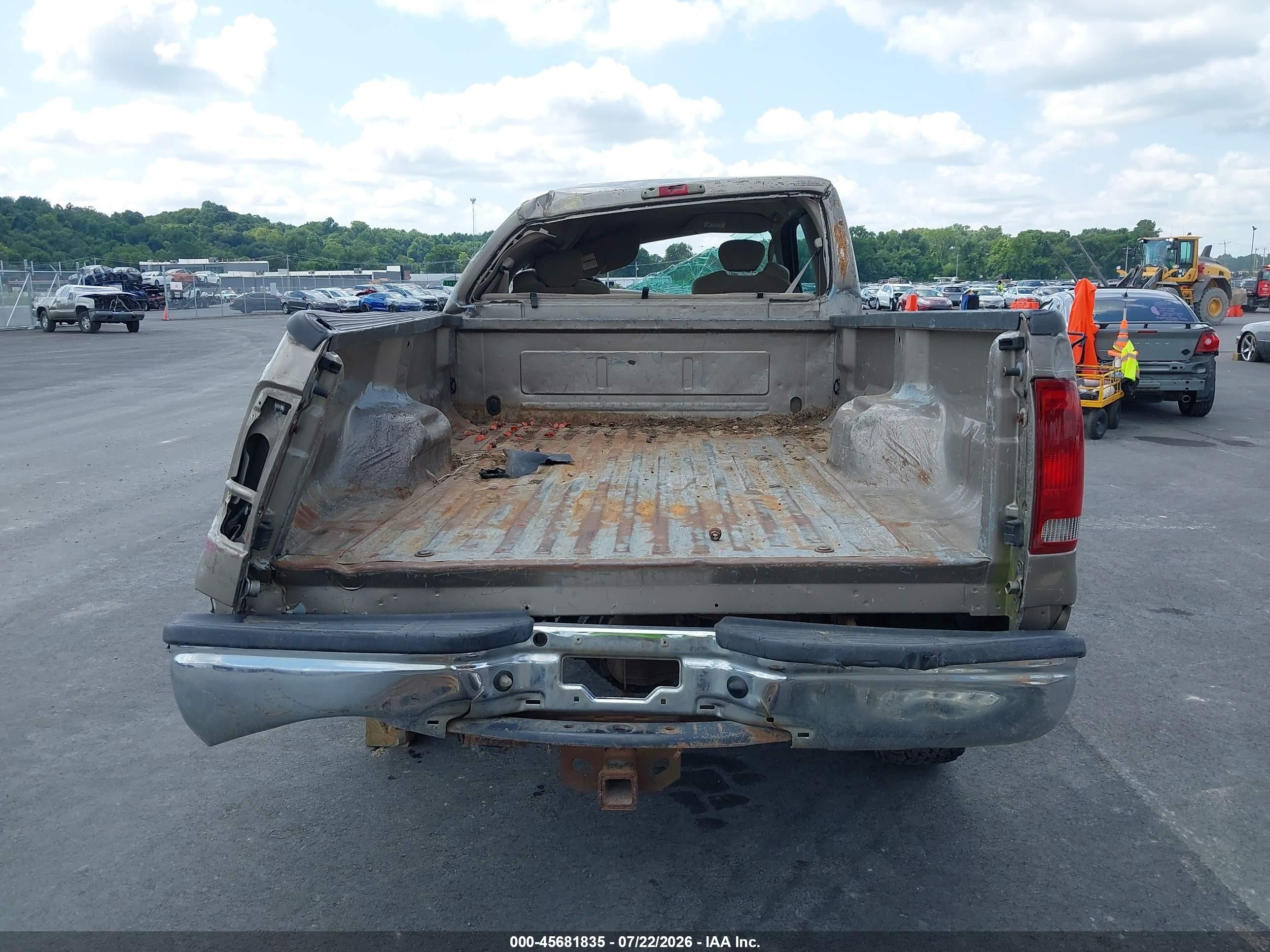 2004 Ford F-250 Lariat/xl/xlt Beige vin: 3FTNX21L04MA01674
