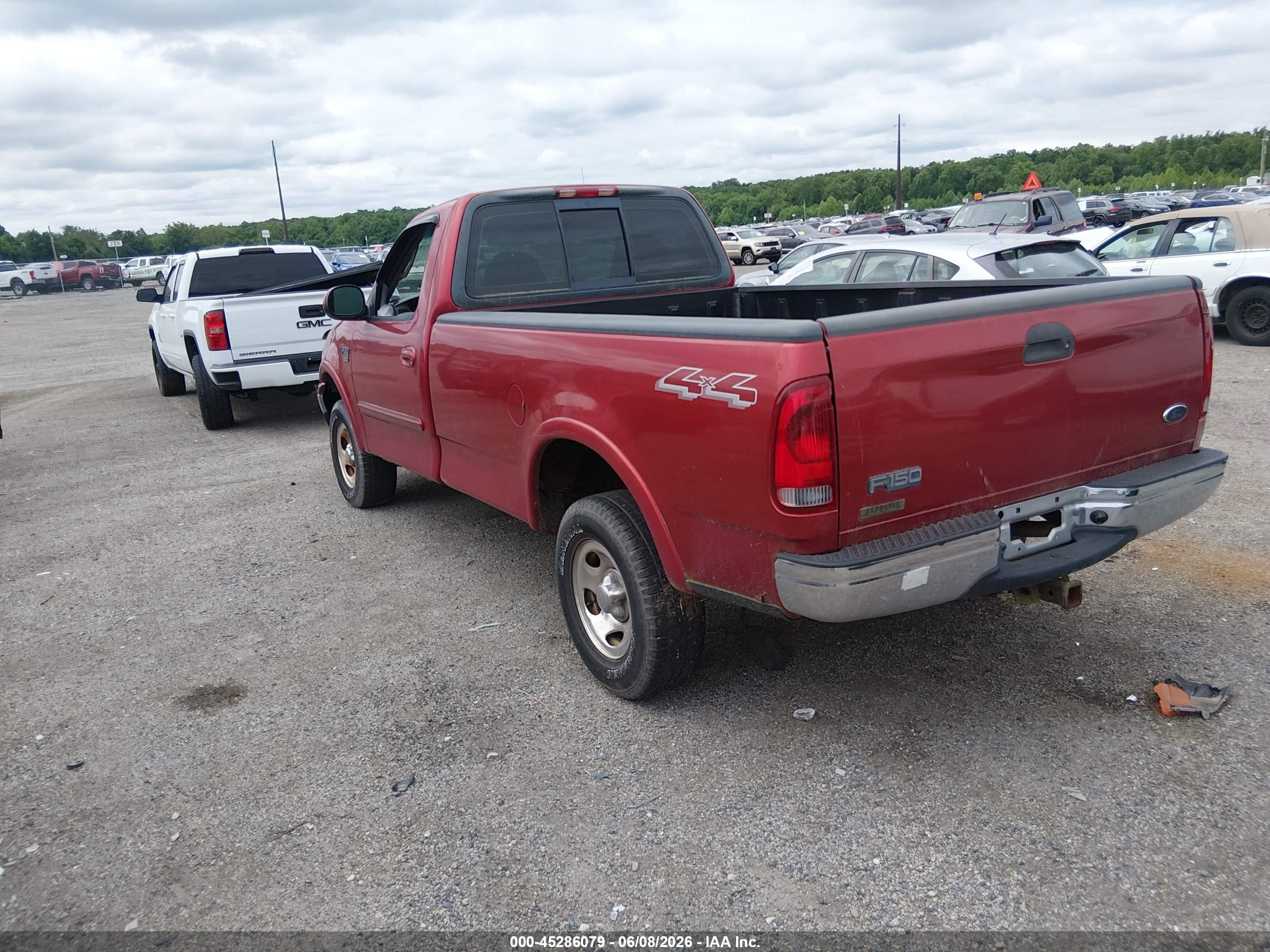 2001 Ford F-150 Xl/xlt Maroon vin: 3FTRF18W01MA48696