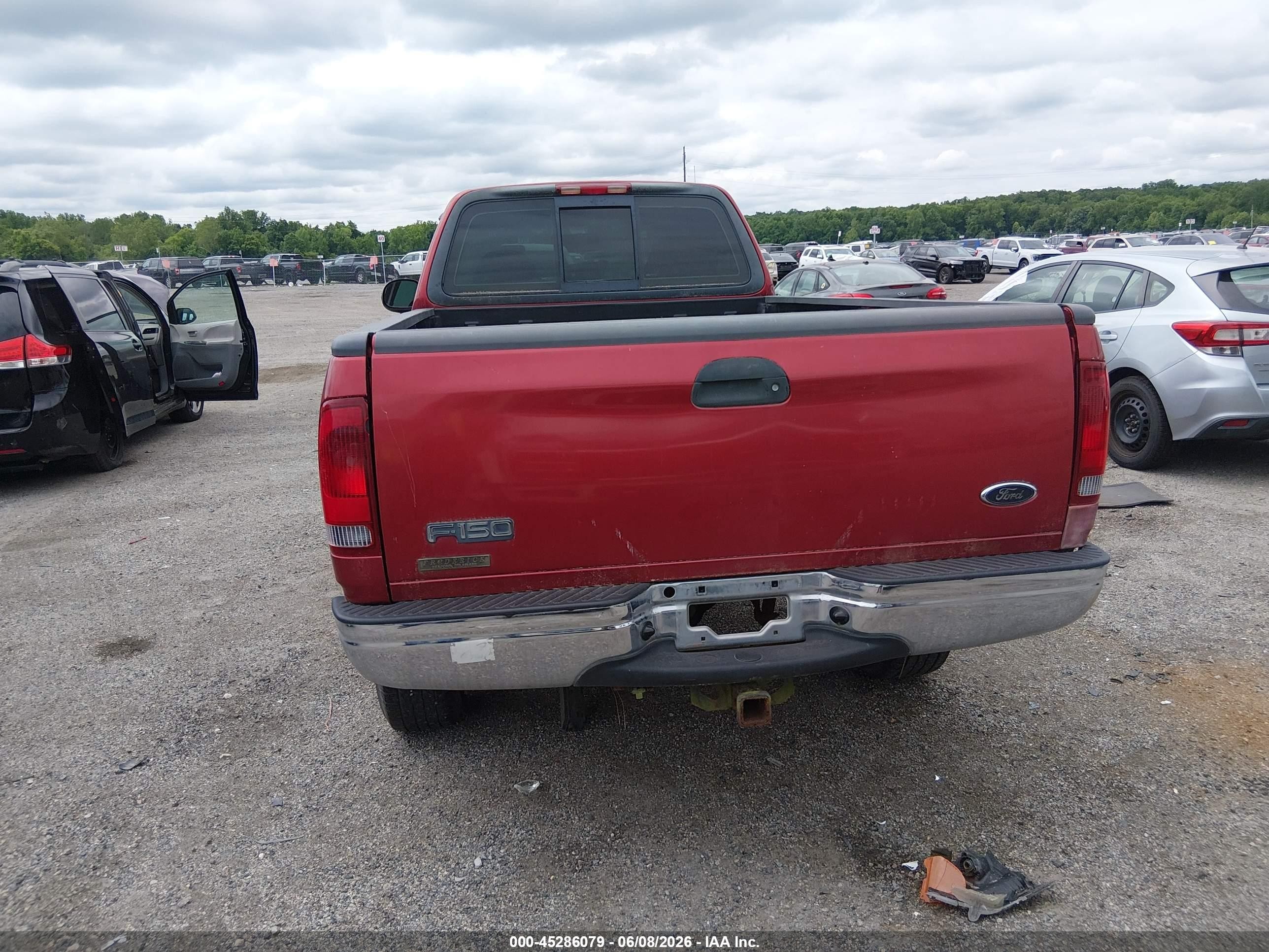 2001 Ford F-150 Xl/xlt Maroon vin: 3FTRF18W01MA48696
