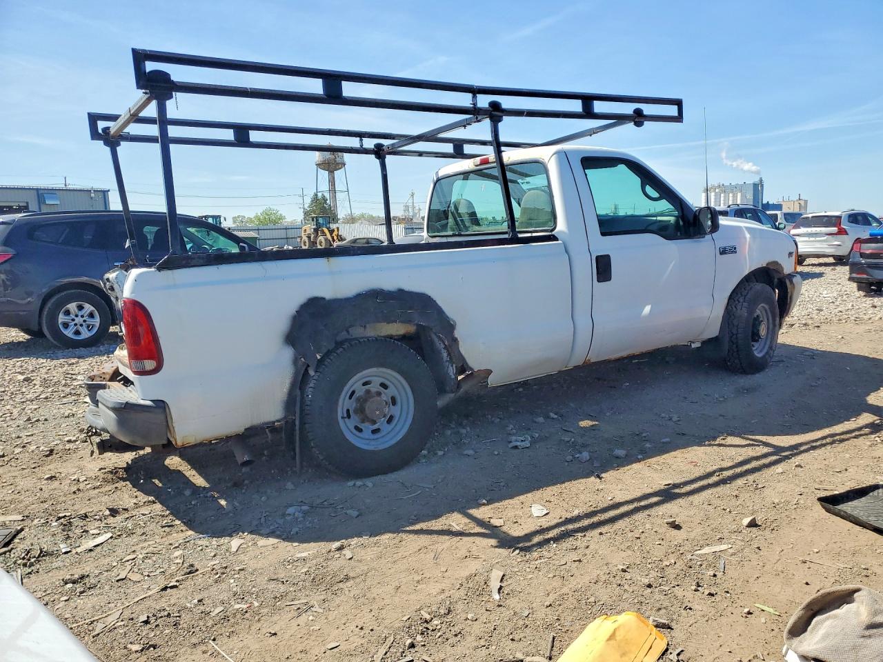 2001 Ford F350 Srw Super Duty White vin: 3FTSF30L51MA86696