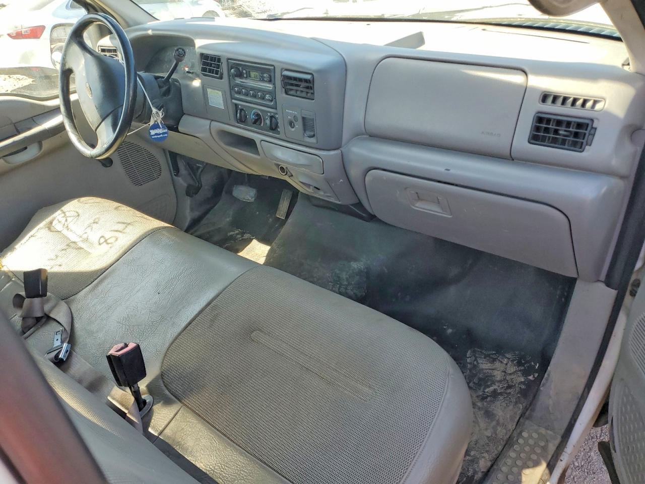 2001 Ford F350 Srw Super Duty White vin: 3FTSF30L51MA86696