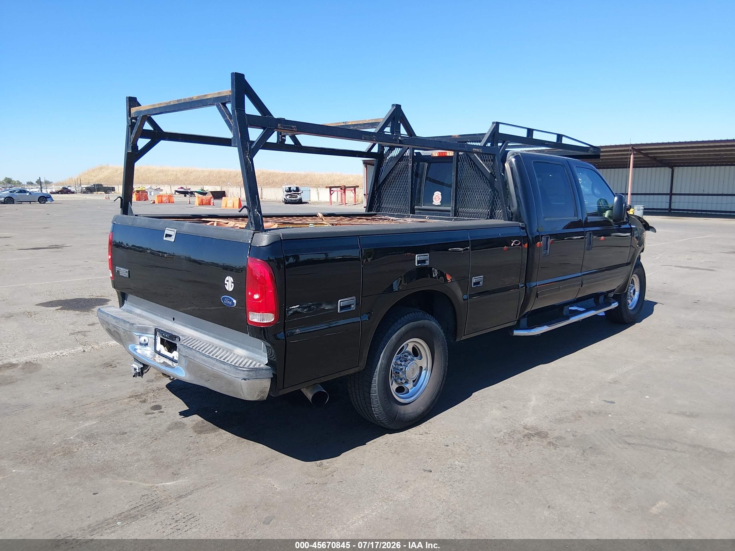 2001 Ford F-350 Lariat/xl/xlt Black vin: 3FTSW31F01MA53243