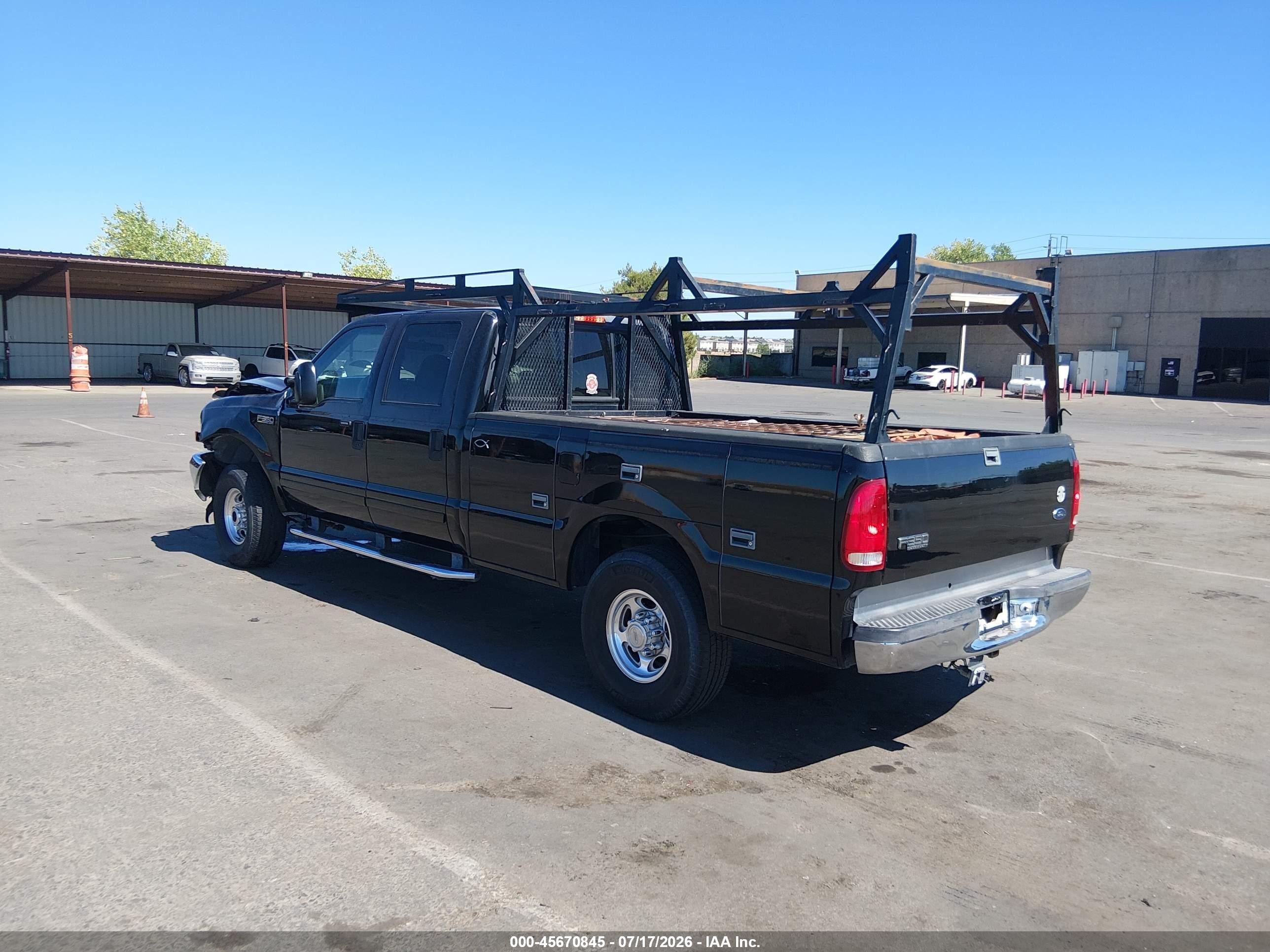 2001 Ford F-350 Lariat/xl/xlt Black vin: 3FTSW31F01MA53243