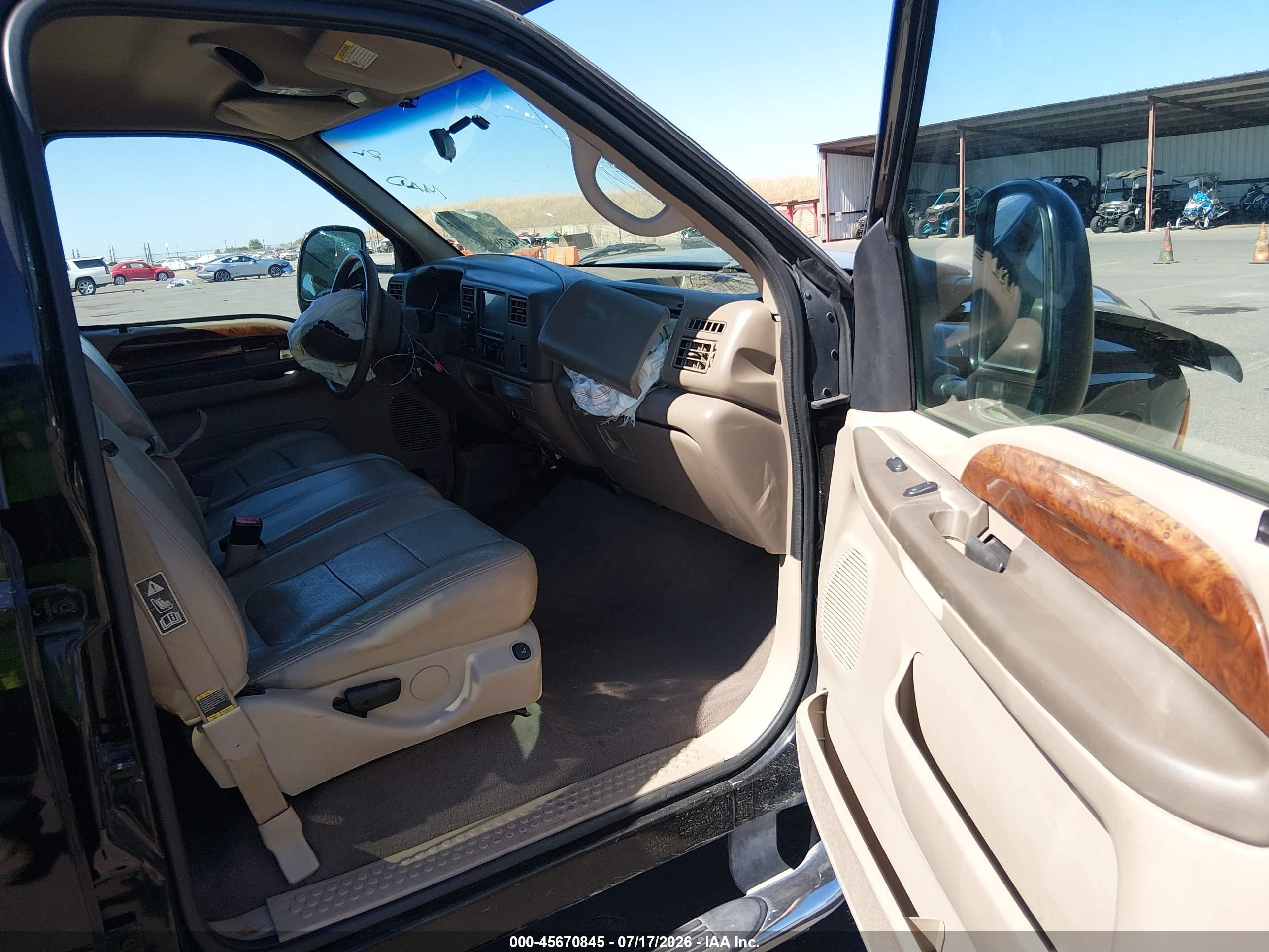 2001 Ford F-350 Lariat/xl/xlt Black vin: 3FTSW31F01MA53243