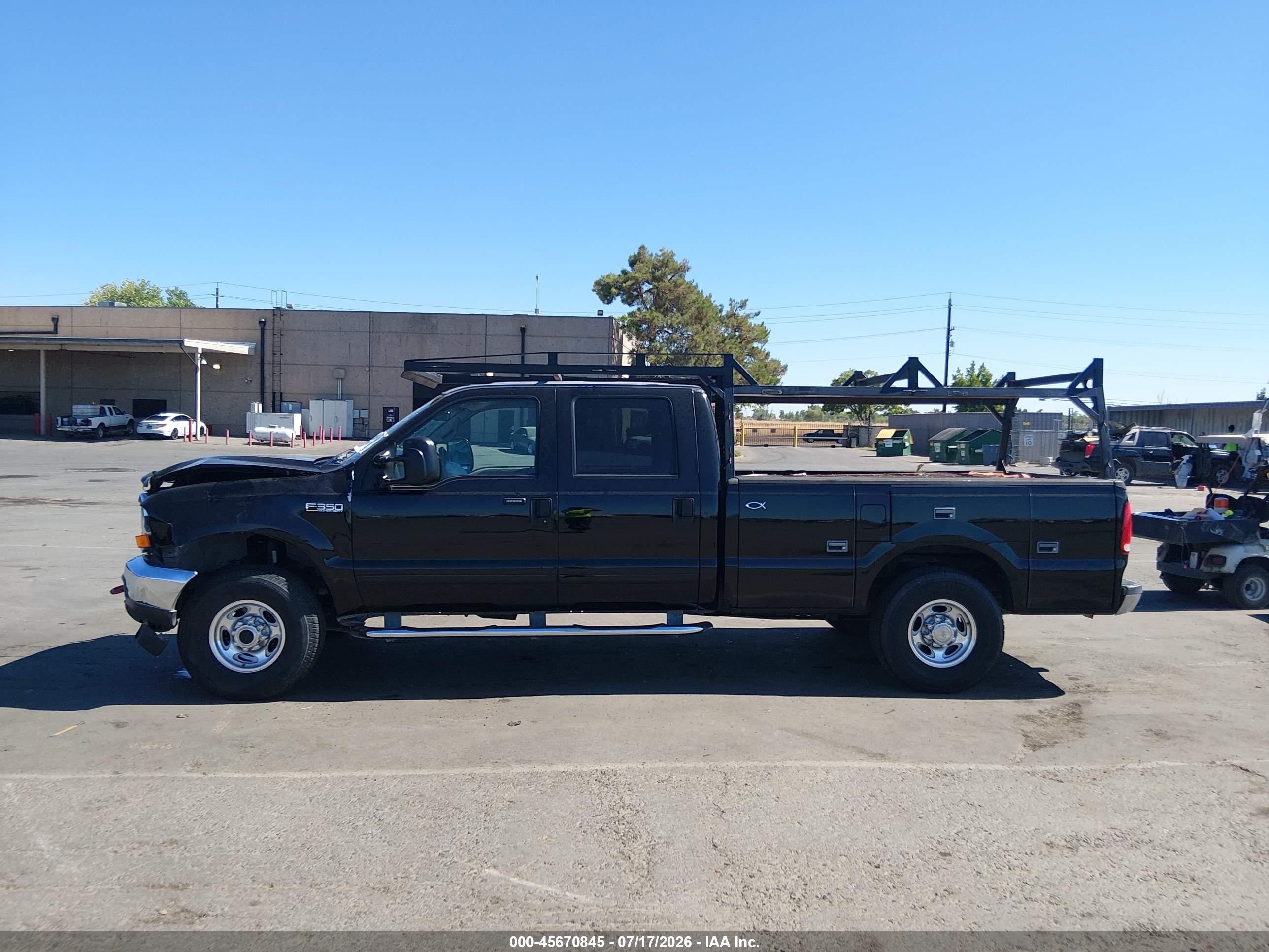 2001 Ford F-350 Lariat/xl/xlt Black vin: 3FTSW31F01MA53243