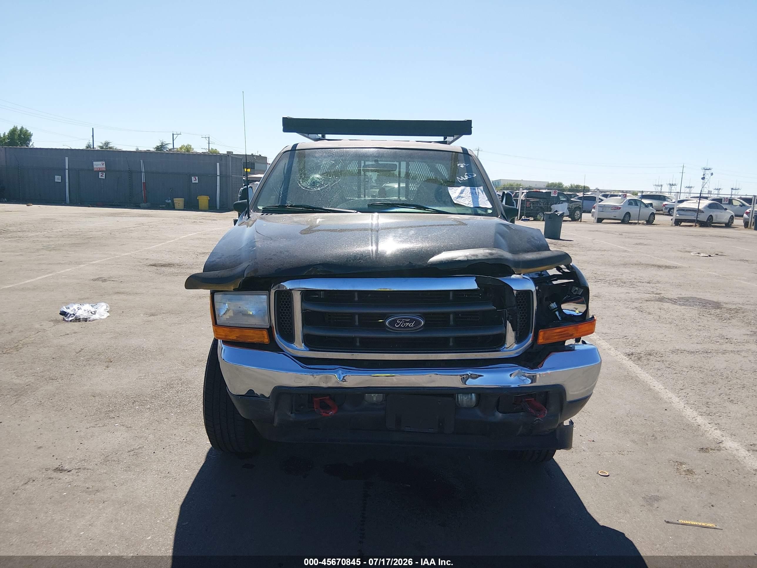 2001 Ford F-350 Lariat/xl/xlt Black vin: 3FTSW31F01MA53243