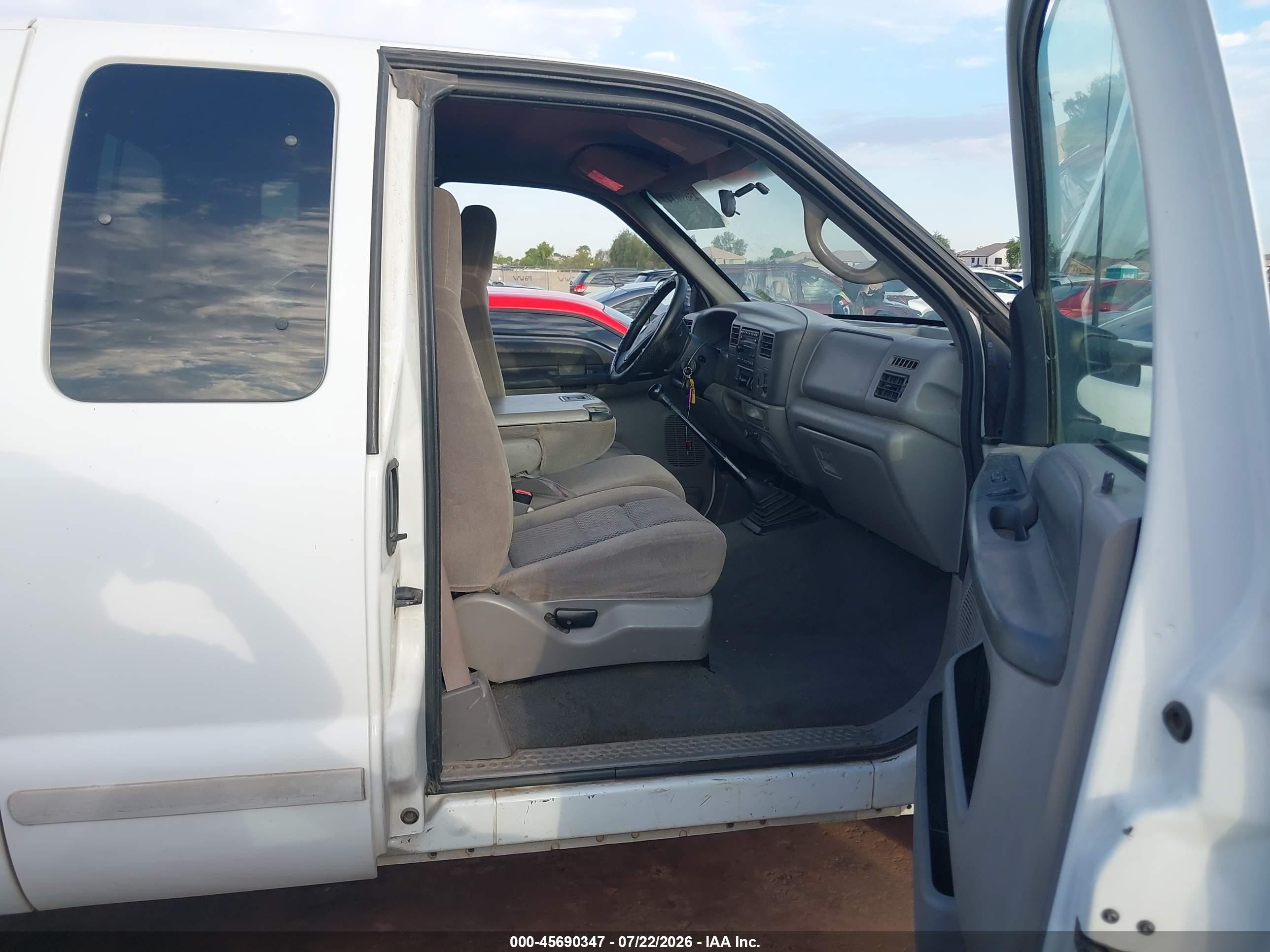 2001 Ford F-350 Lariat/xl/xlt White vin: 3FTSX31F91MA04751