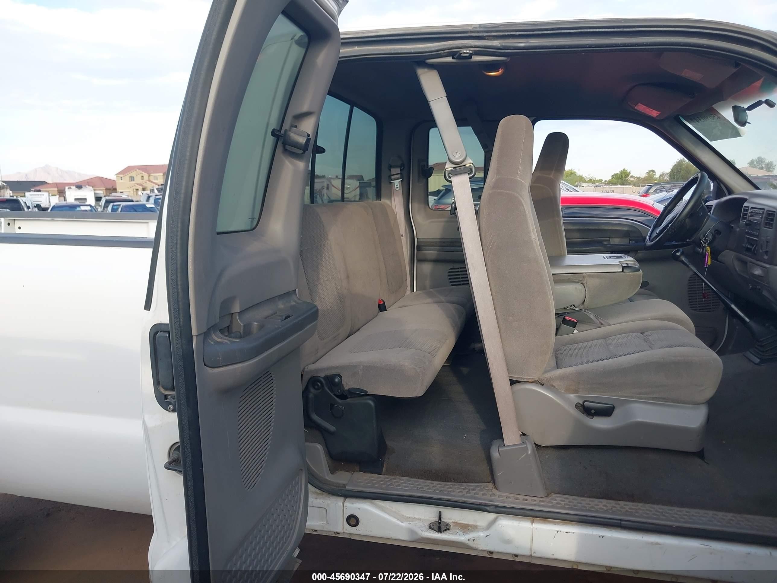 2001 Ford F-350 Lariat/xl/xlt White vin: 3FTSX31F91MA04751