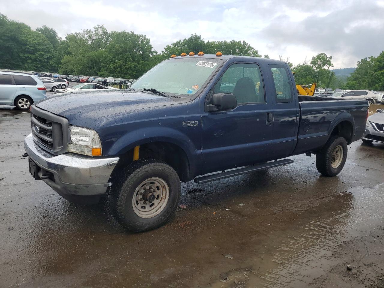 2003 Ford F350 Srw Super Duty Blue vin: 3FTSX31L63MB28694