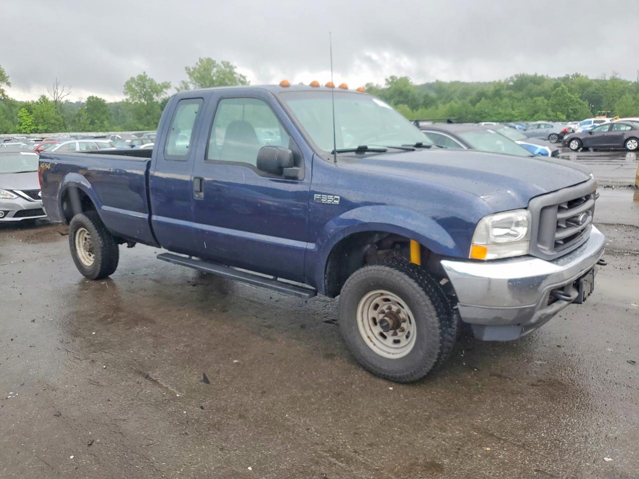 2003 Ford F350 Srw Super Duty Blue vin: 3FTSX31L63MB28694