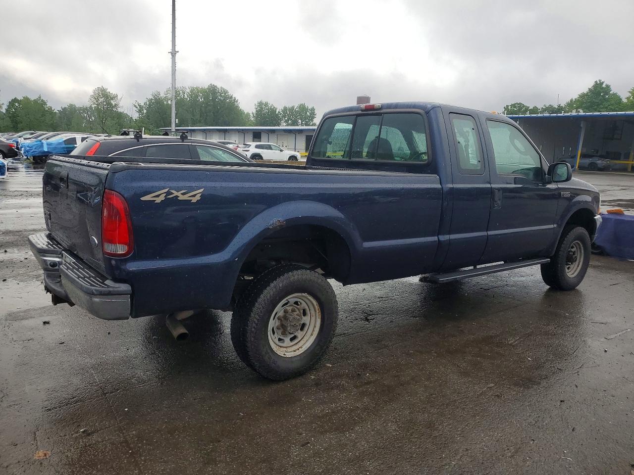 2003 Ford F350 Srw Super Duty Blue vin: 3FTSX31L63MB28694