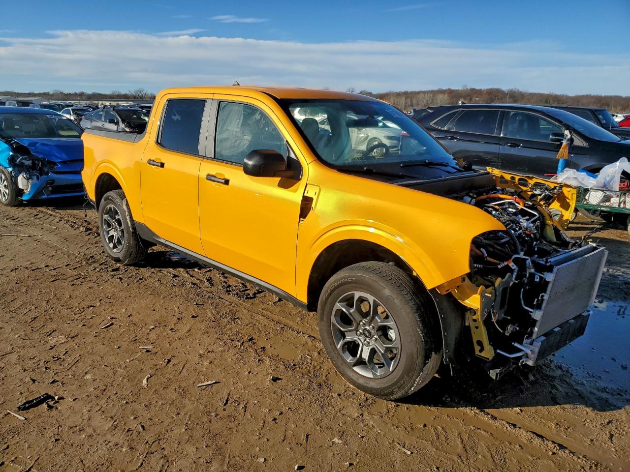2023 Ford Maverick Xl Yellow vin: 3FTTW8E30PRA66751