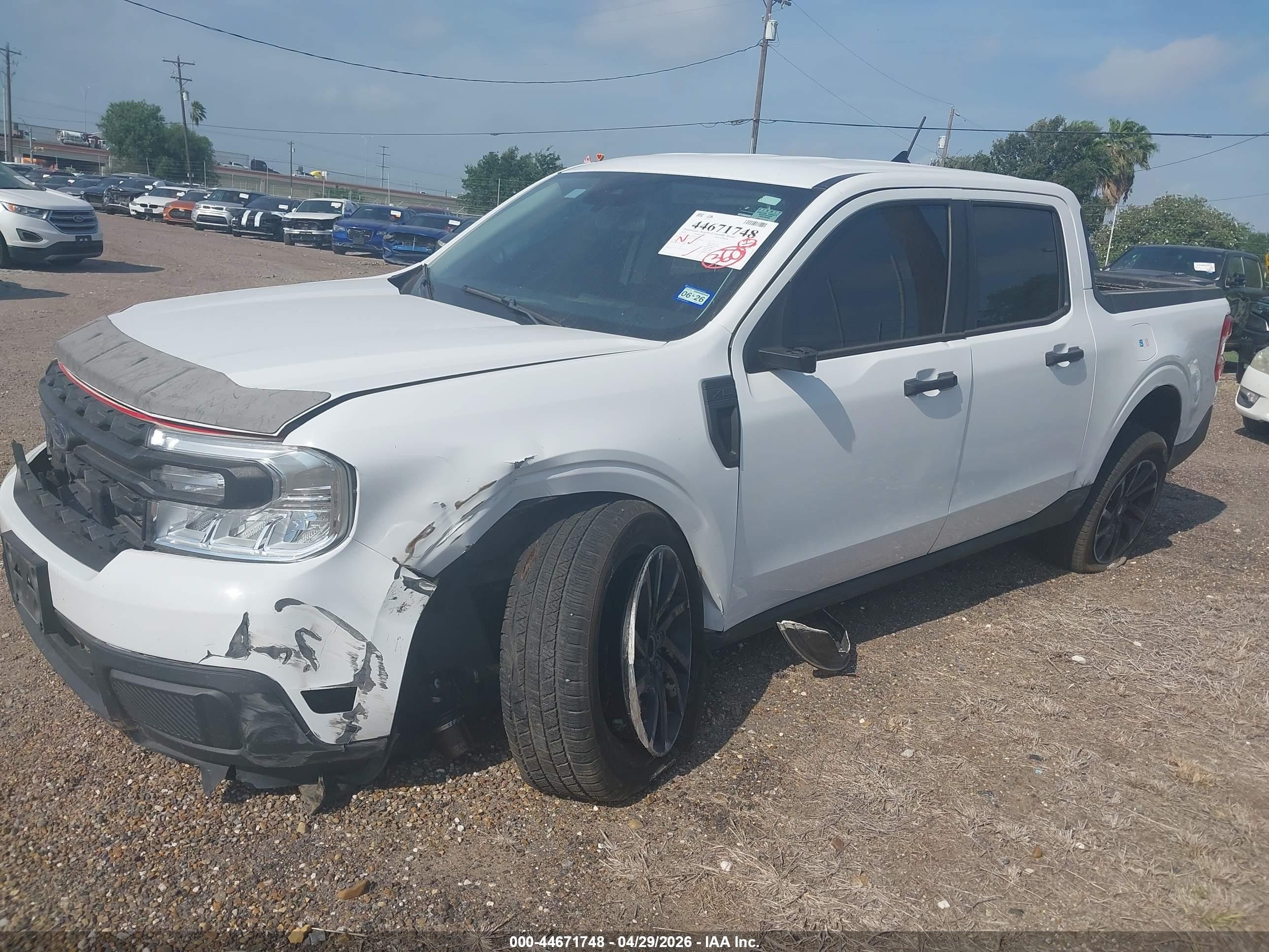 2023 Ford Maverick Xl Белый vin: 3FTTW8E32PRA55556
