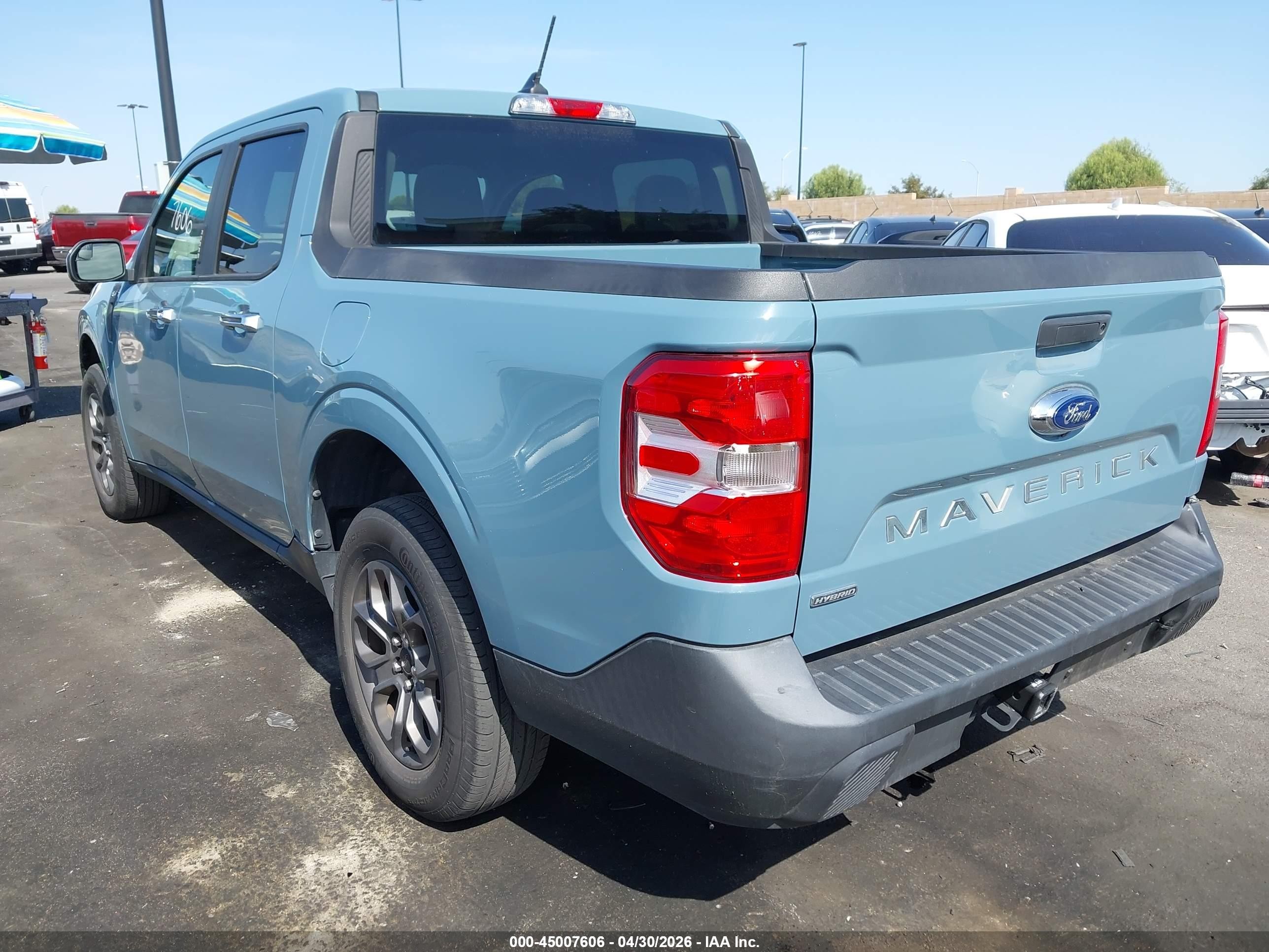 2023 Ford Maverick Lariat/xl/xlt Blue vin: 3FTTW8E34PRA30948