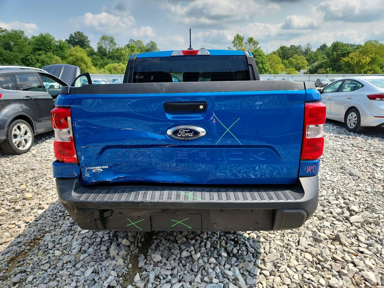 2022 Ford Maverick Xl Blue vin: 3FTTW8E97NRB00041
