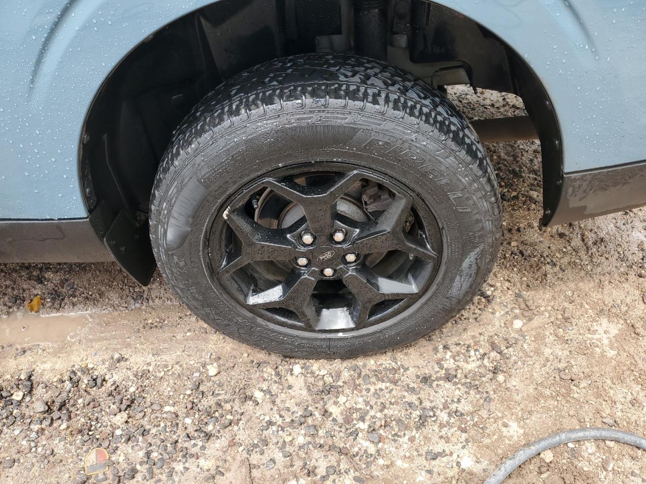 2022 Ford Maverick Xl Gray vin: 3FTTW8F91NRB13009 Damage: Left Rear Wheel, Curb Rash, 2 To 3 Inches
