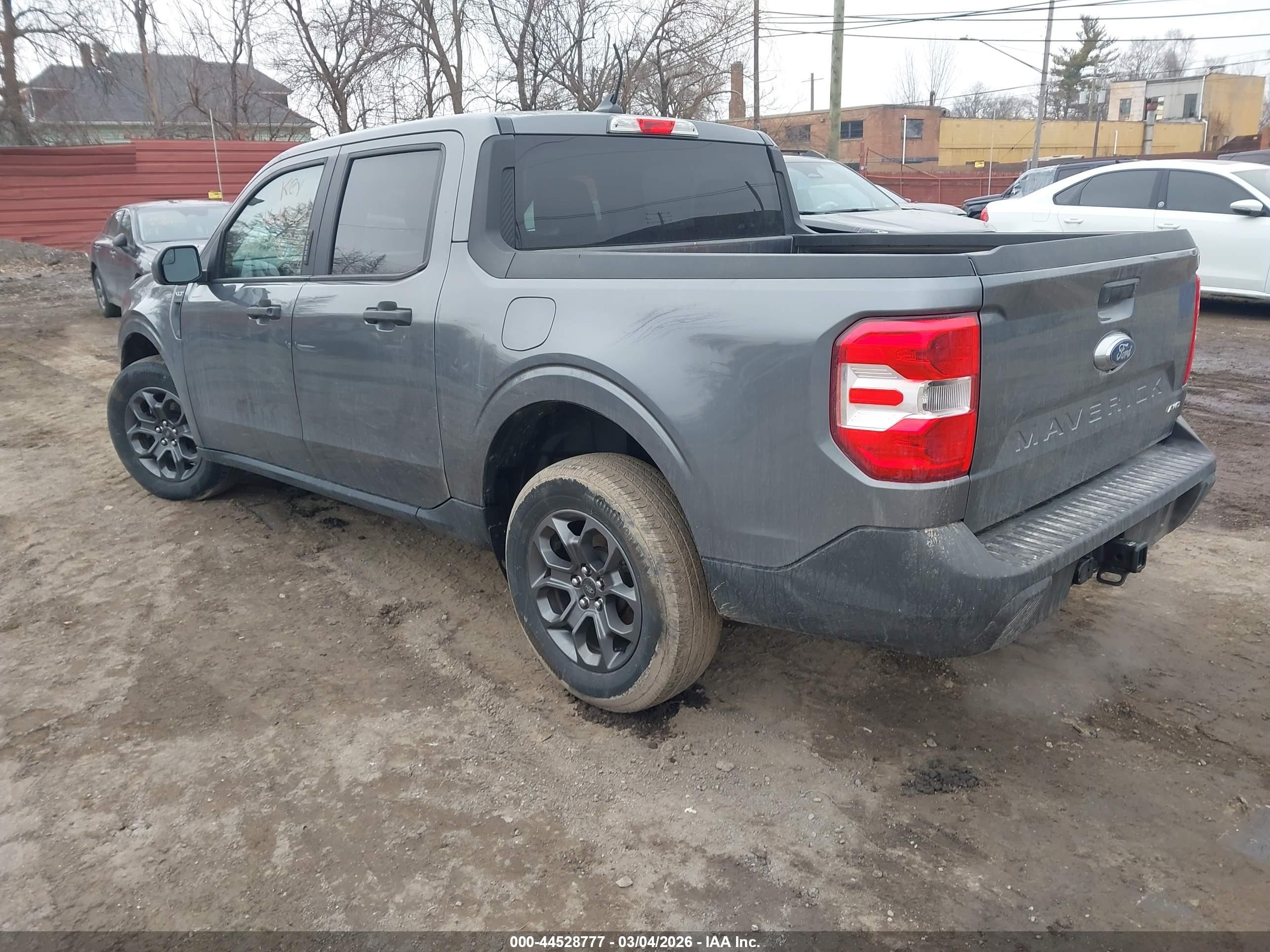 2023 Ford Maverick Xlt Gray vin: 3FTTW8F94PRA70630