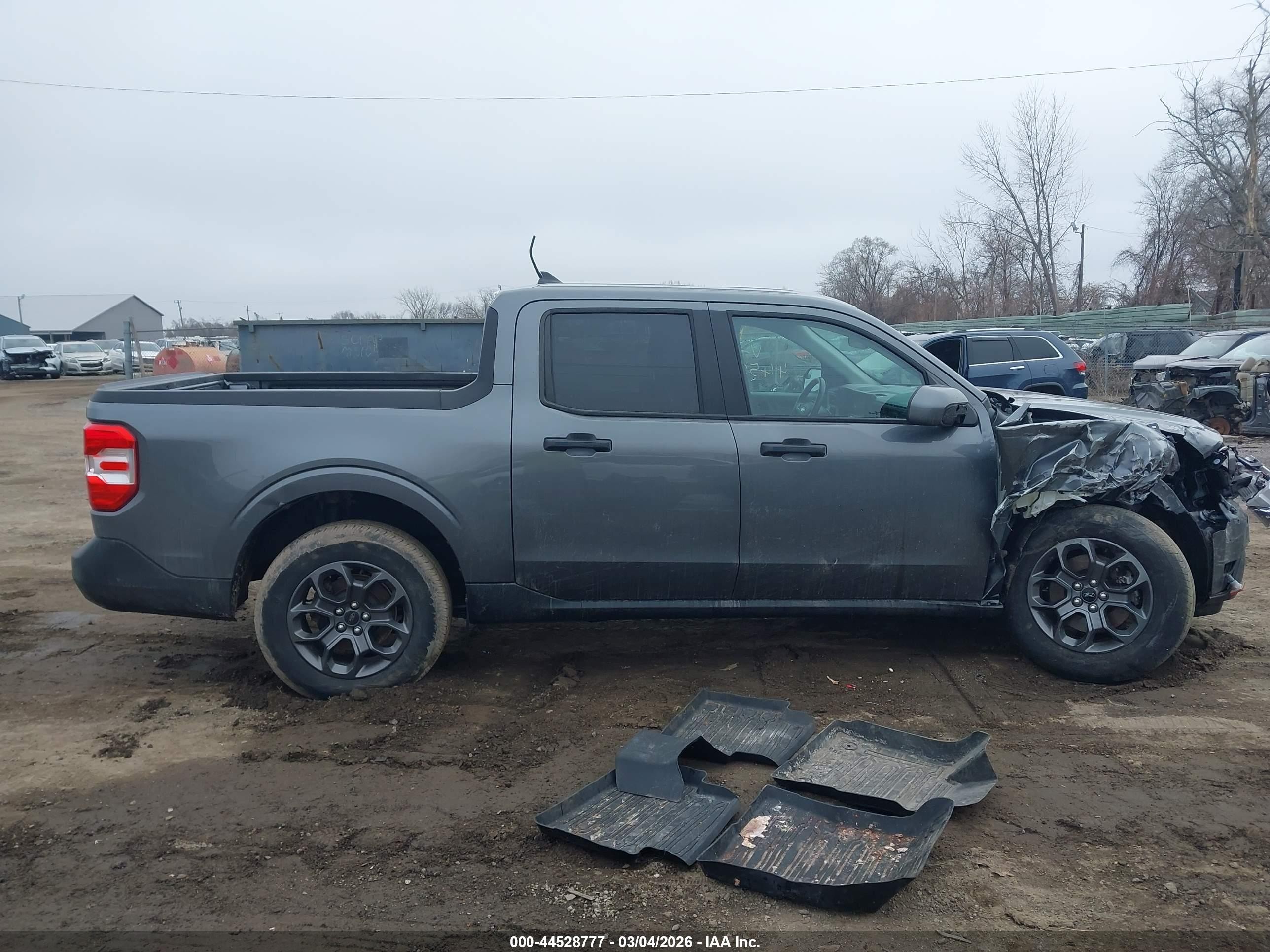 2023 Ford Maverick Xlt Gray vin: 3FTTW8F94PRA70630