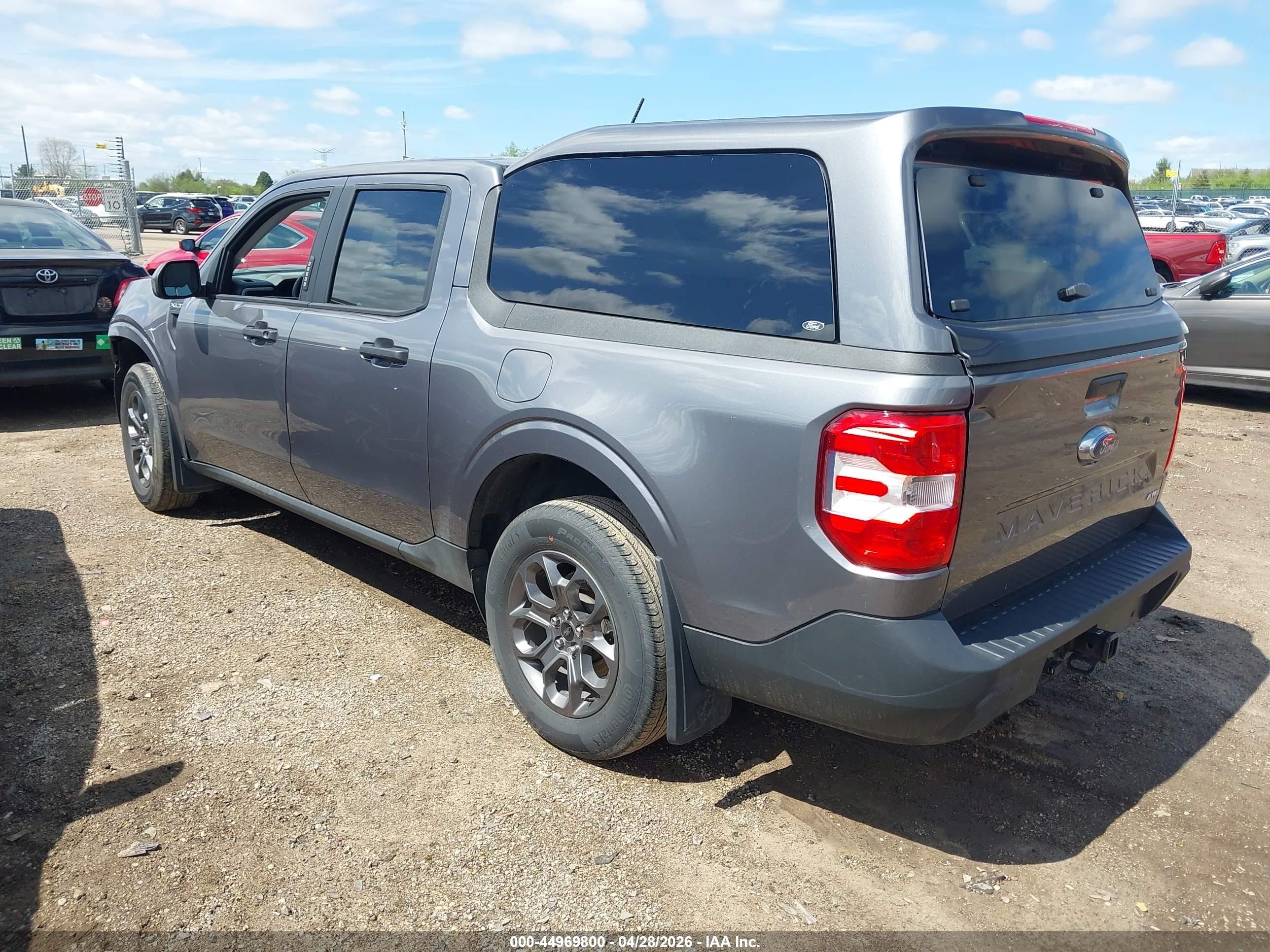 2023 Ford Maverick Xlt Gray vin: 3FTTW8F95PRA45431