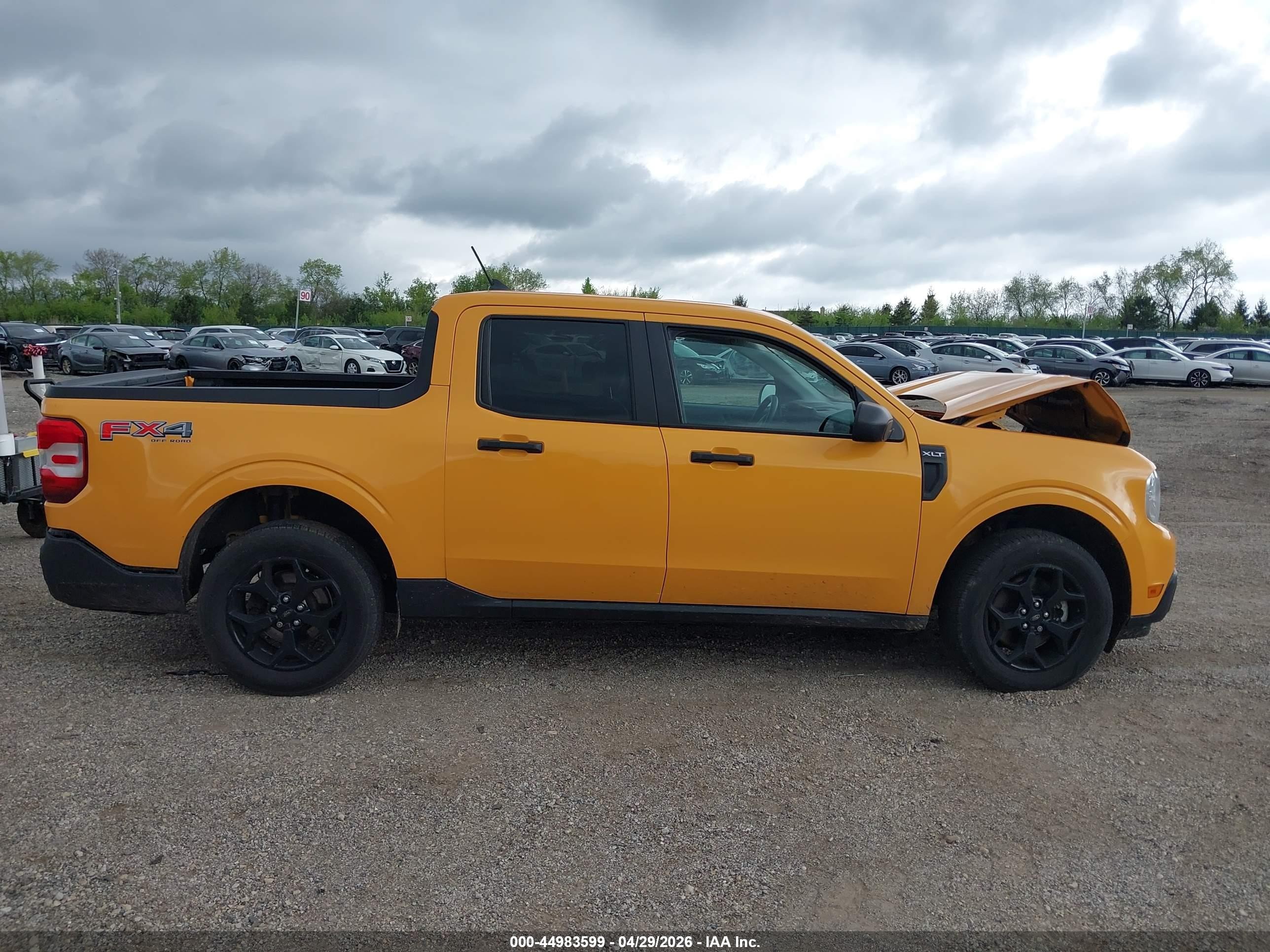 2022 Ford Maverick Xlt Orange vin: 3FTTW8F96NRA94683