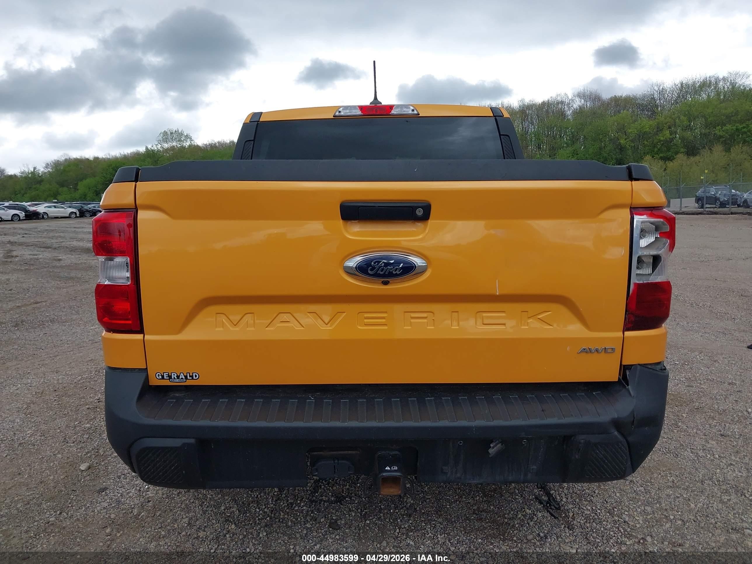 2022 Ford Maverick Xlt Orange vin: 3FTTW8F96NRA94683