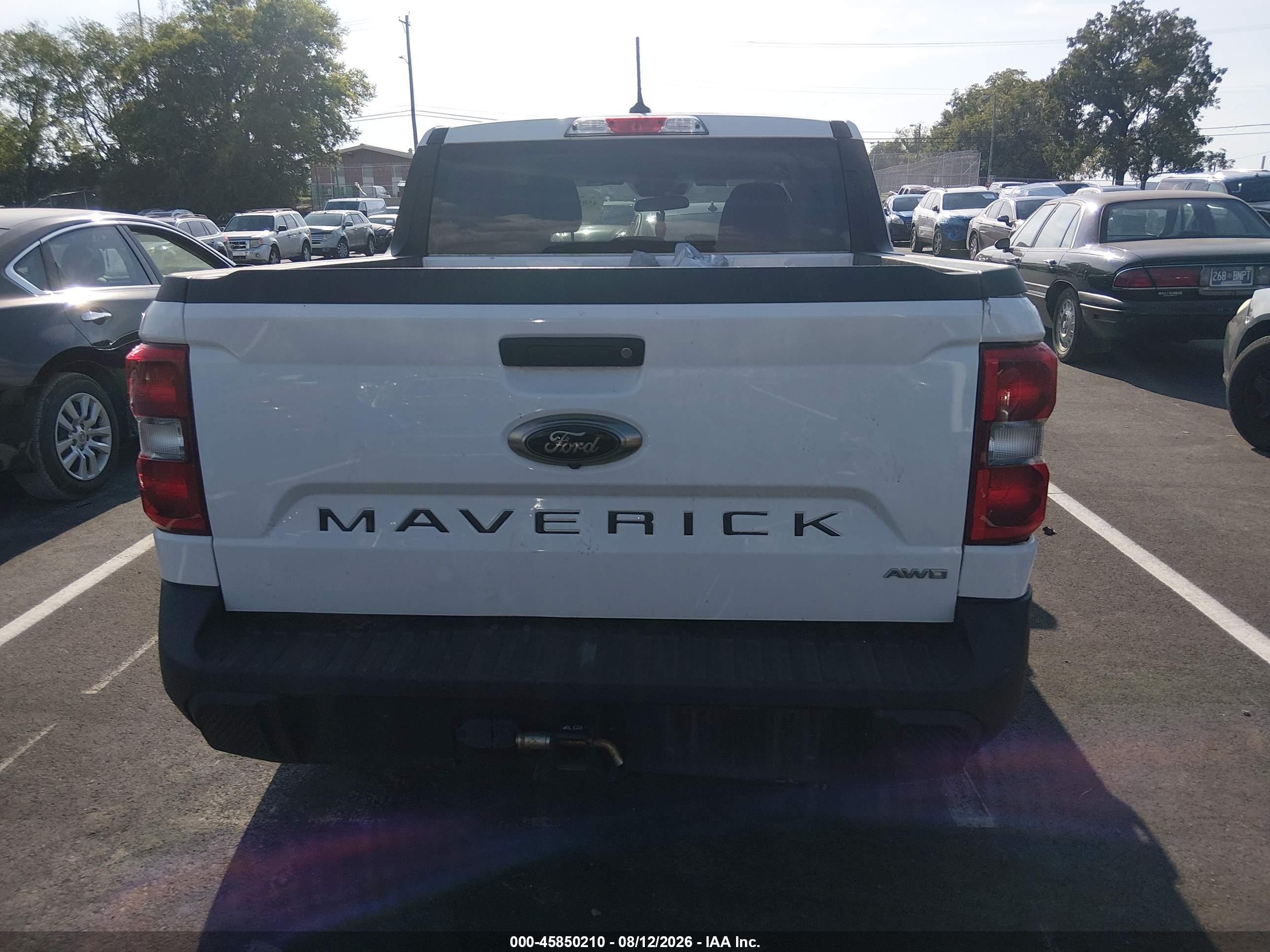 2023 Ford Maverick Xlt White vin: 3FTTW8F96PRA98249