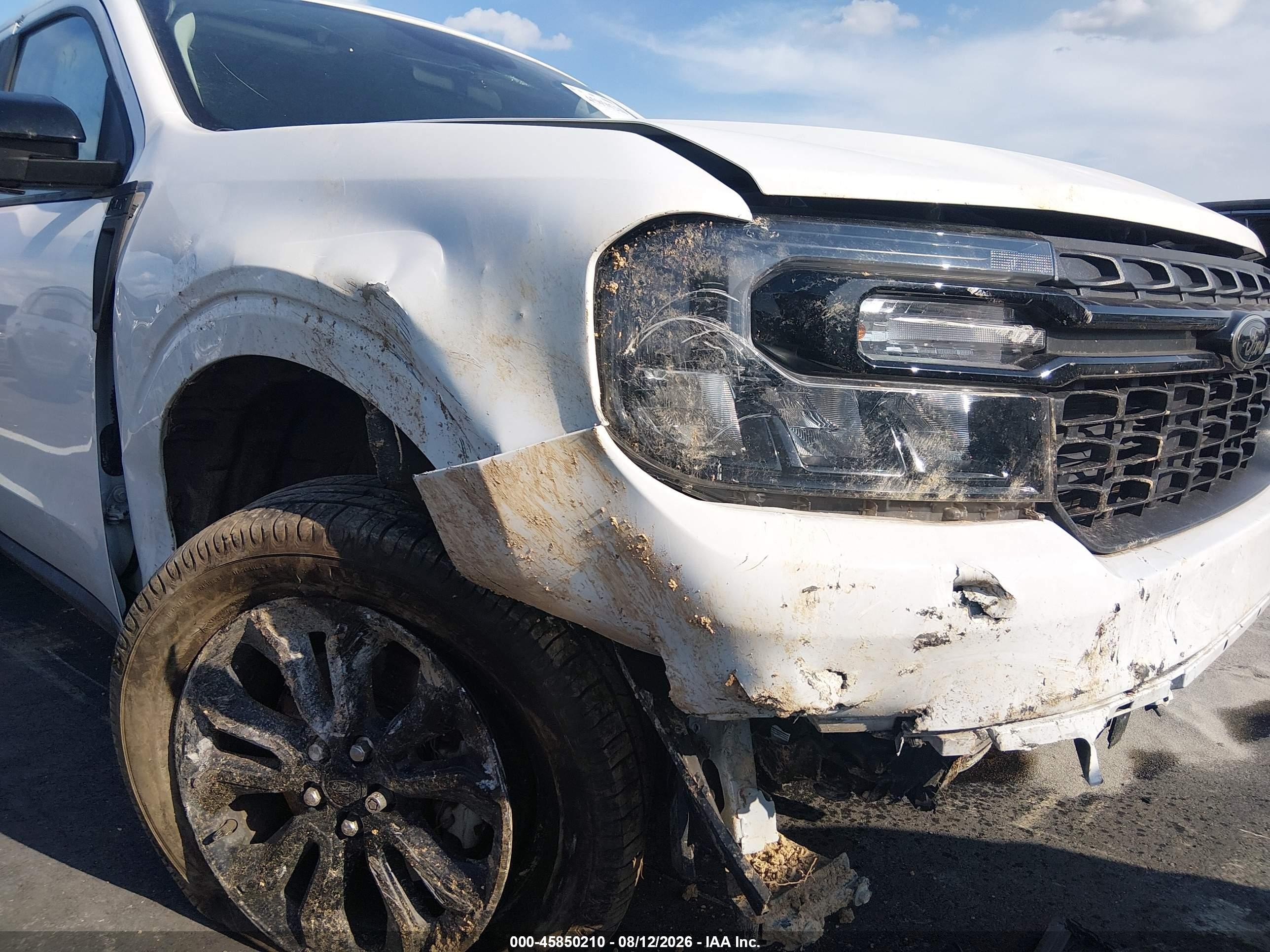2023 Ford Maverick Xlt White vin: 3FTTW8F96PRA98249